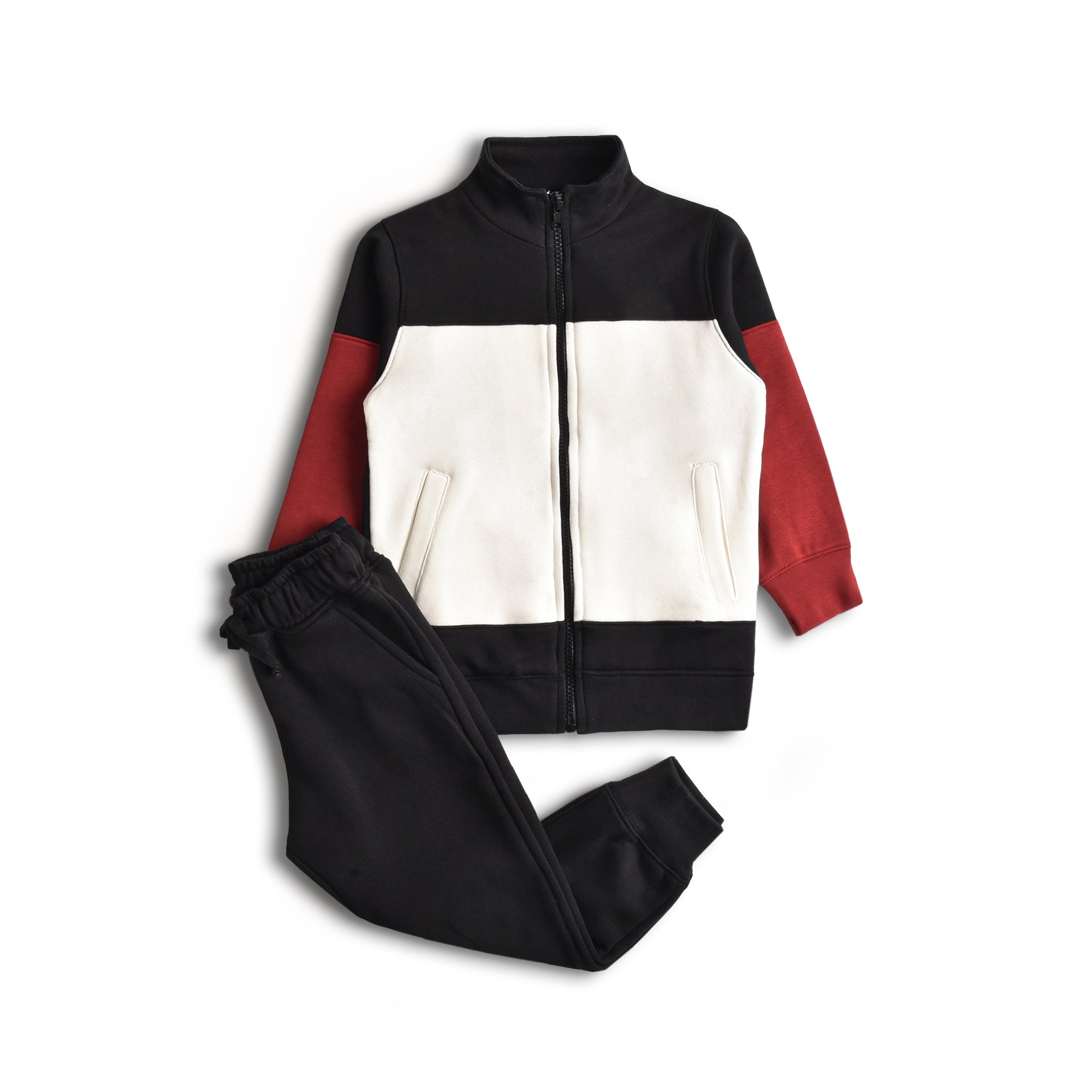 Sporty Zip-up Fleece Set (2pc)