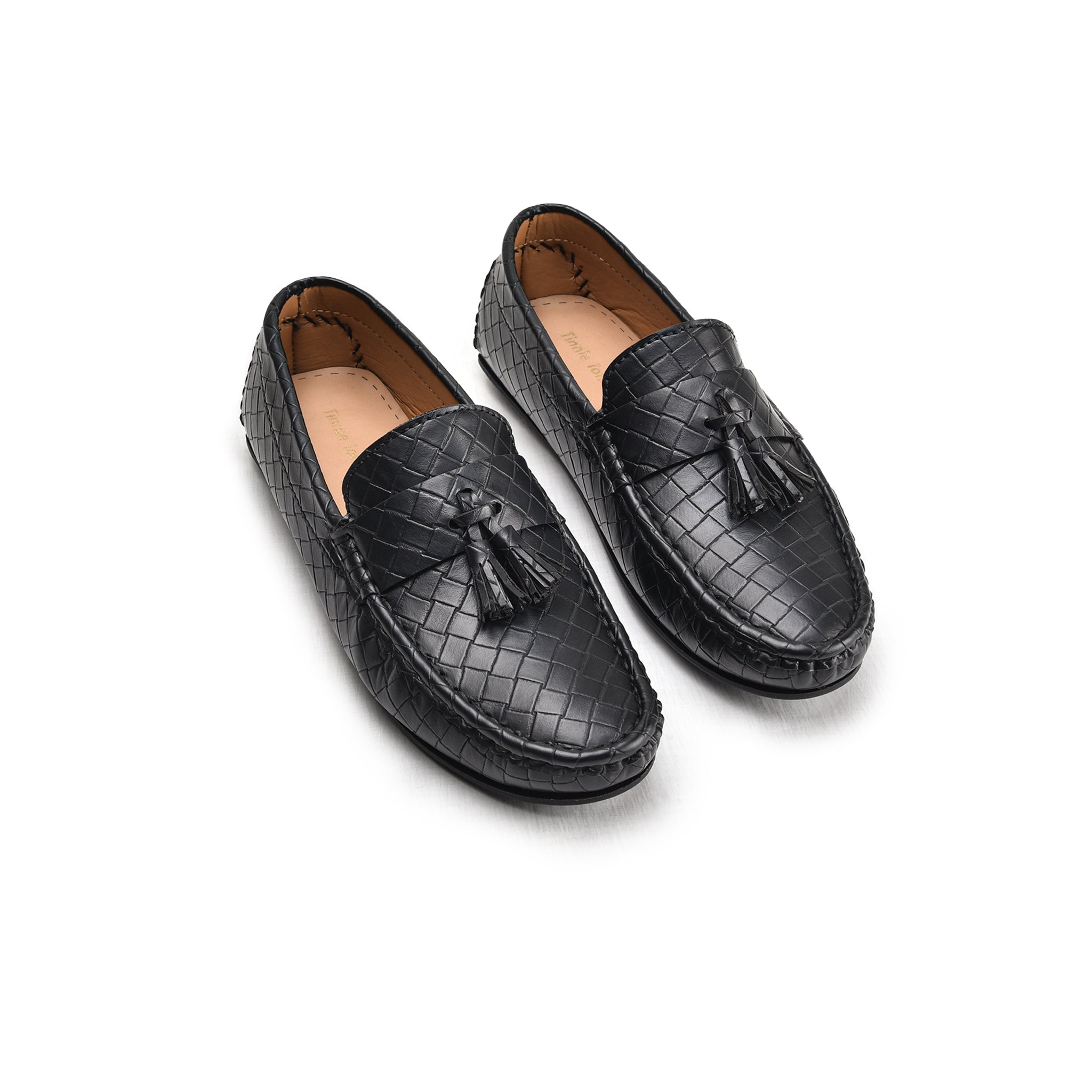 Black Smart Tassel Loafers