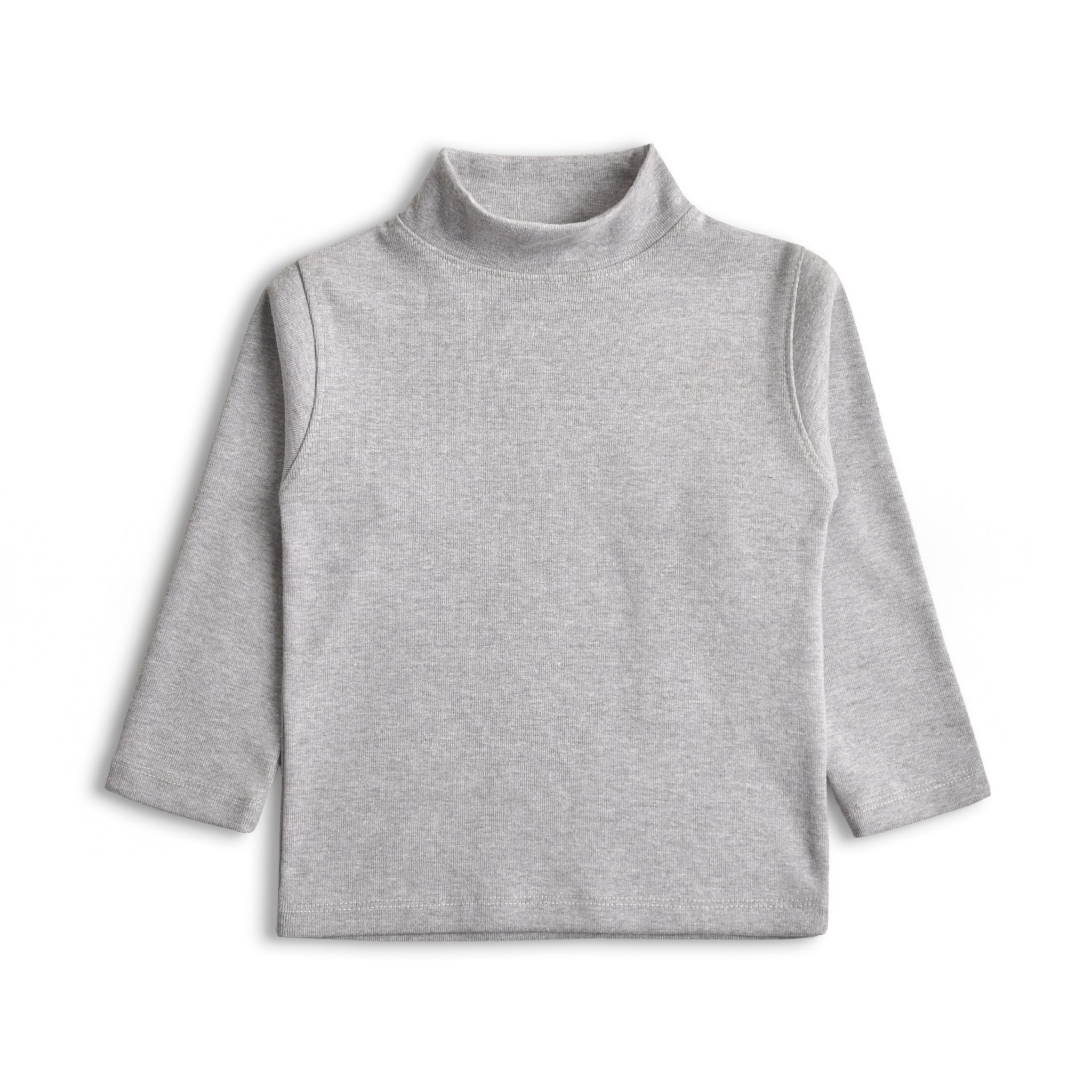 Grey Mock Neck