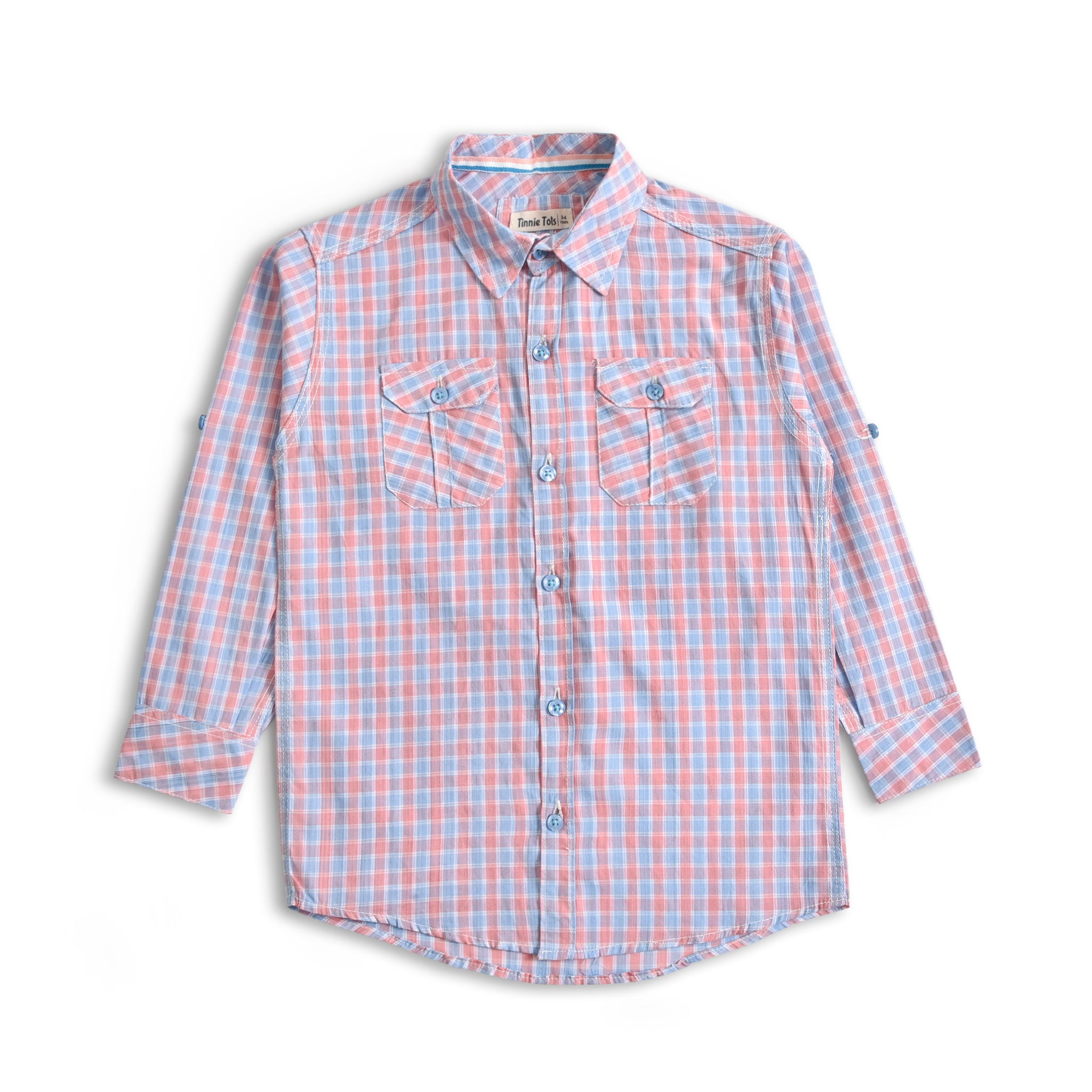 Pastels Checkered Casual Shirt