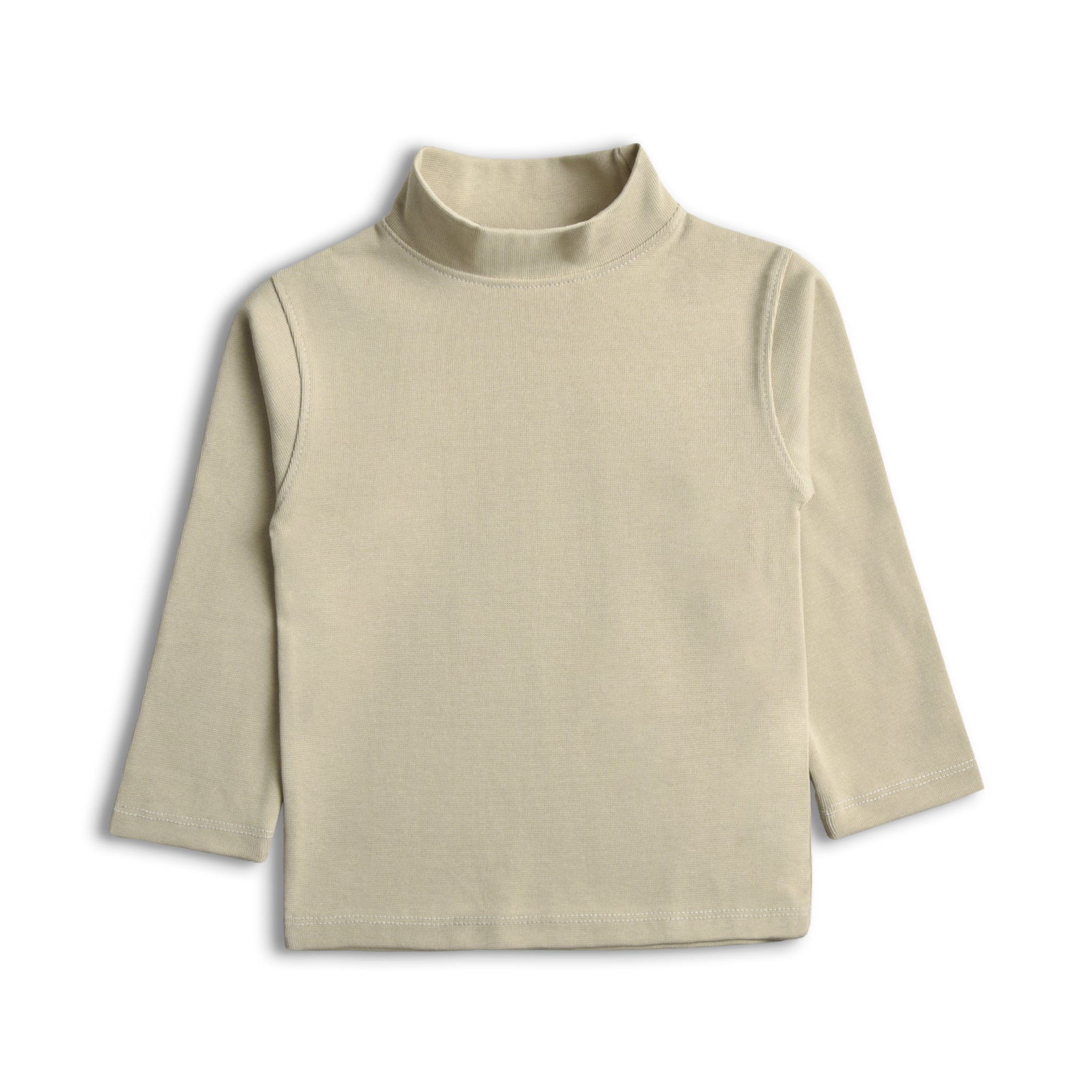 Dune Beige Mock Neck