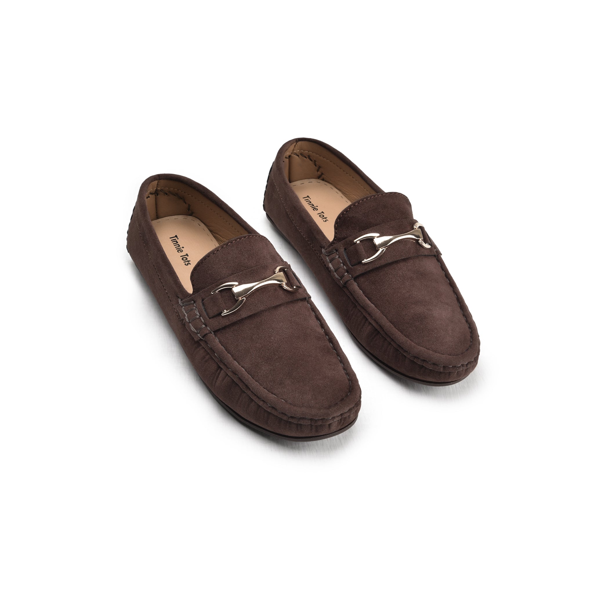 Coffee Brown Suede Loafers