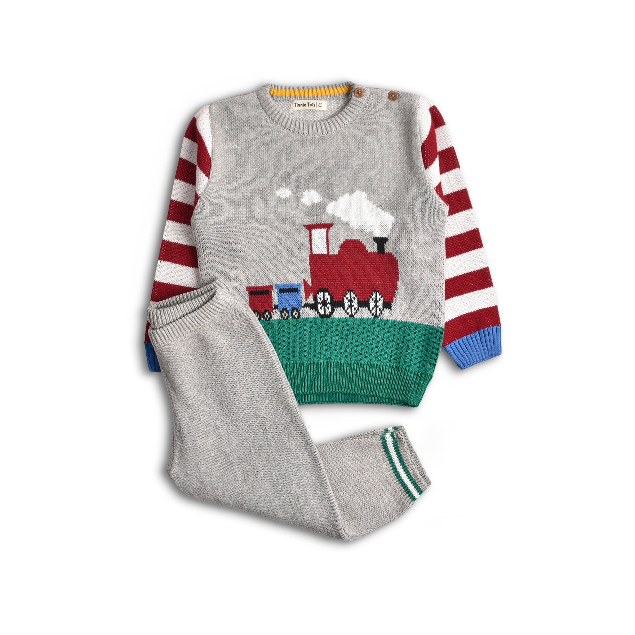 Little Train Sweater Set (2pc)