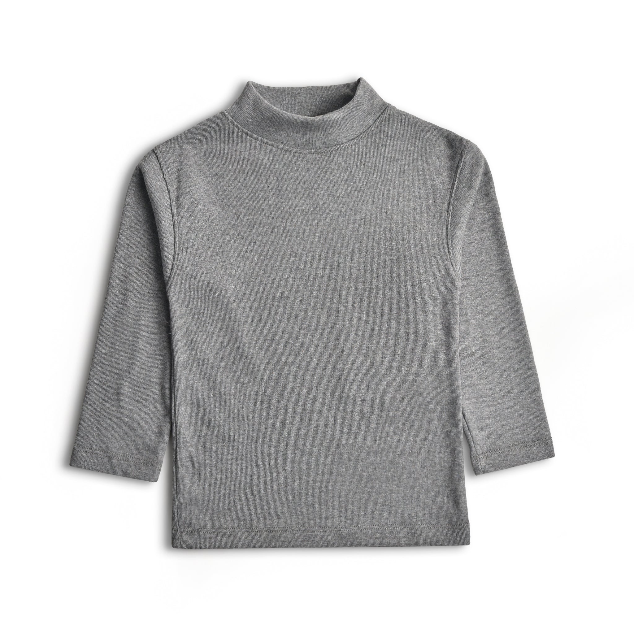 Charcoal Mock Neck