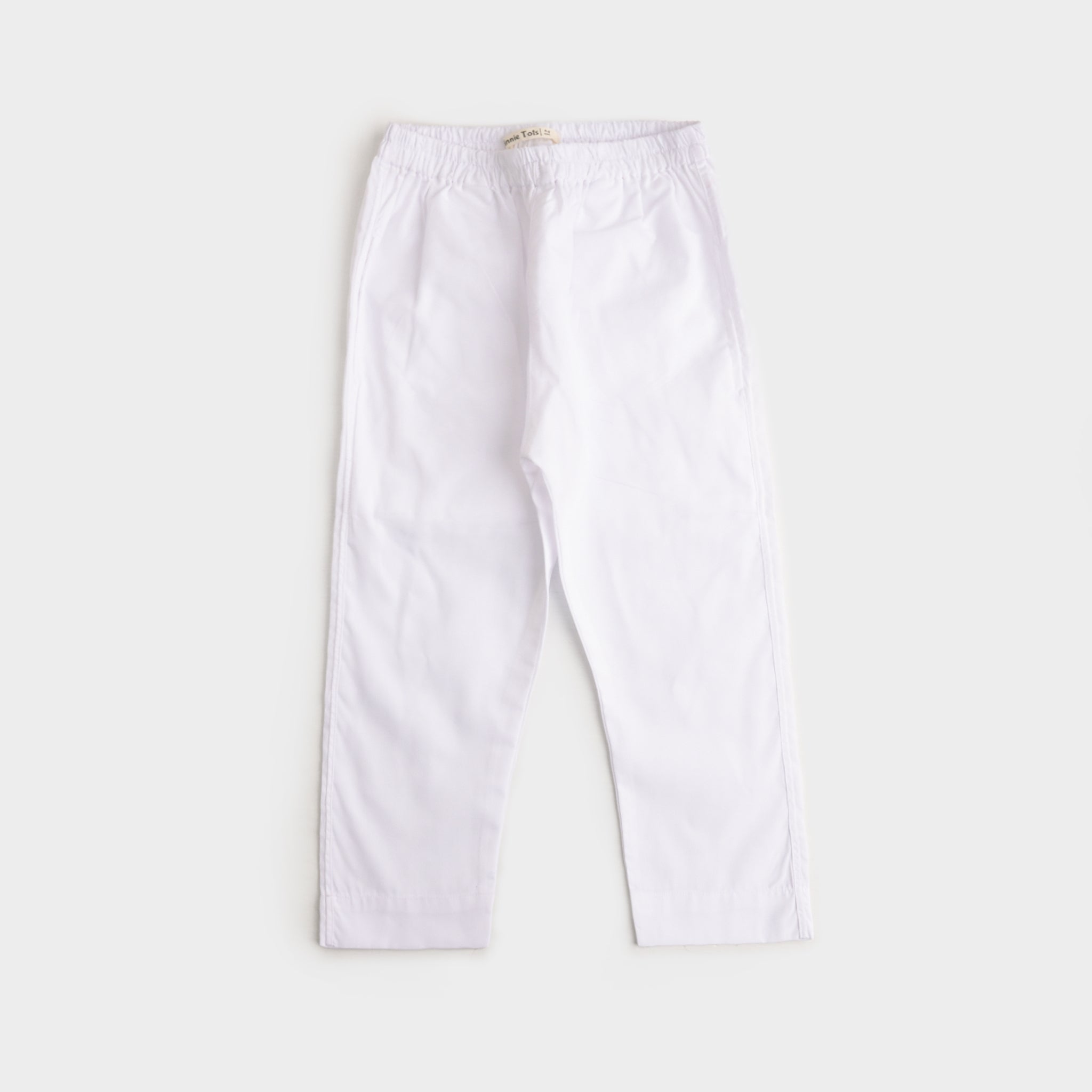 Milky White Cotton Trouser