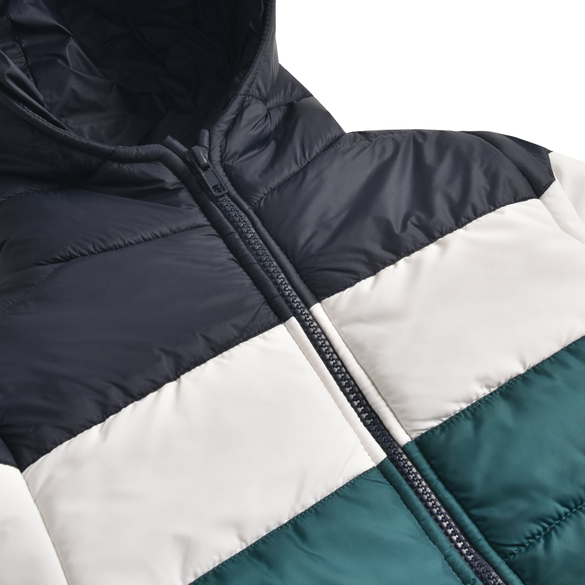 Teal & Blue Puffer Jacket