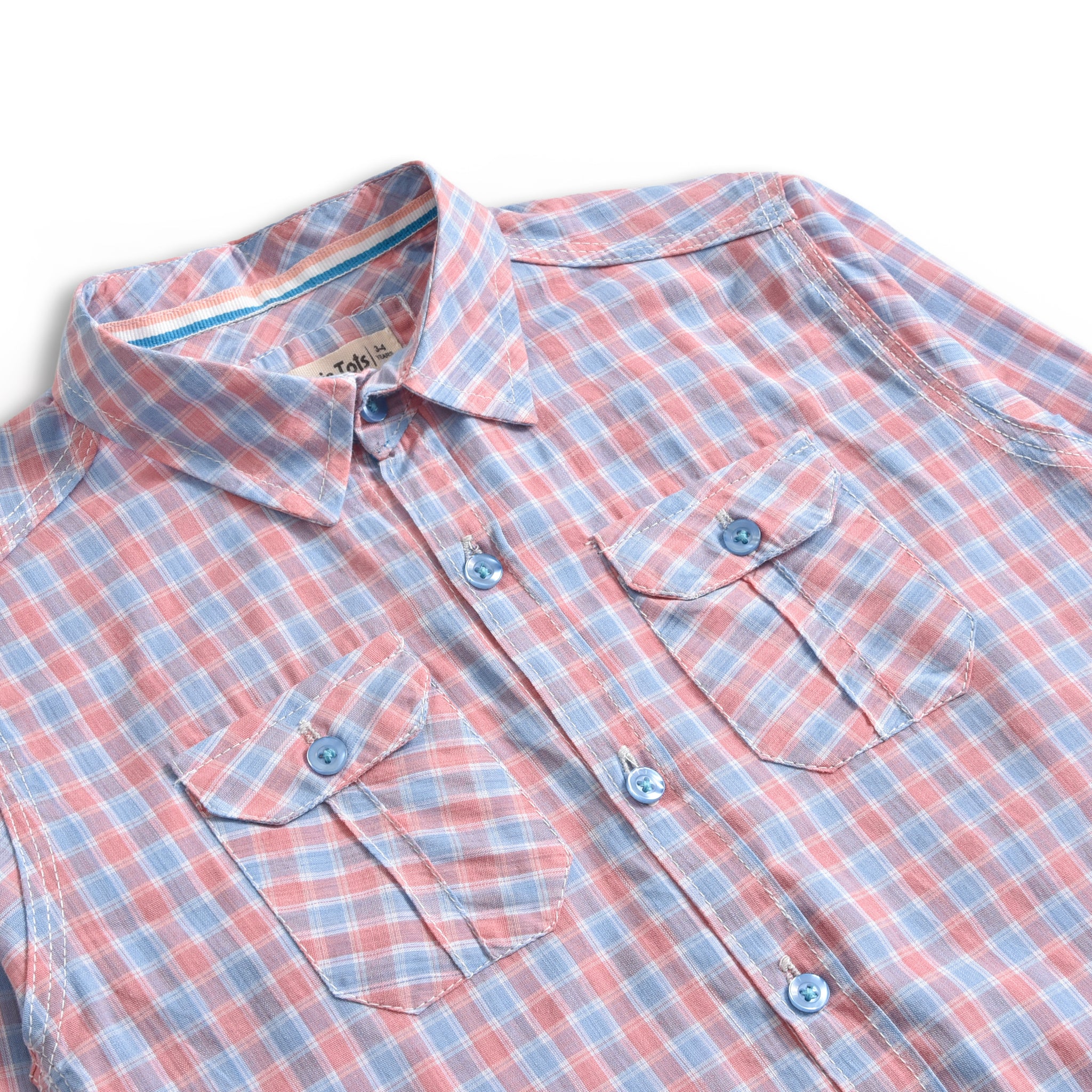 Pastels Checkered Casual Shirt