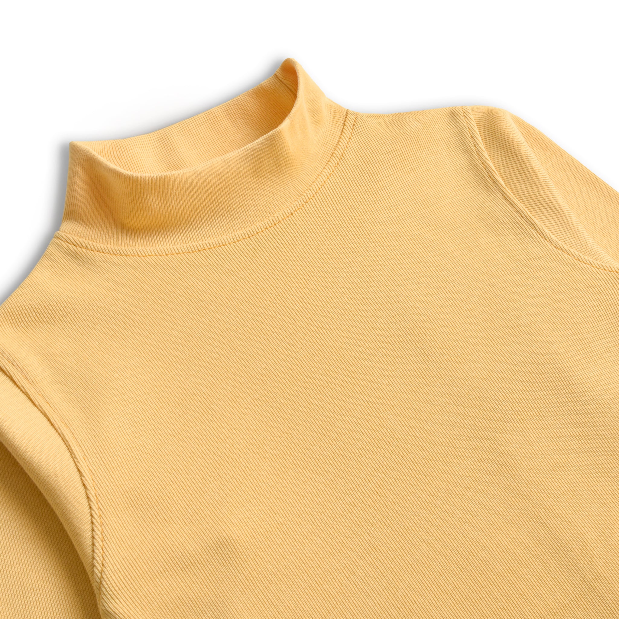 Yellow Mock Neck