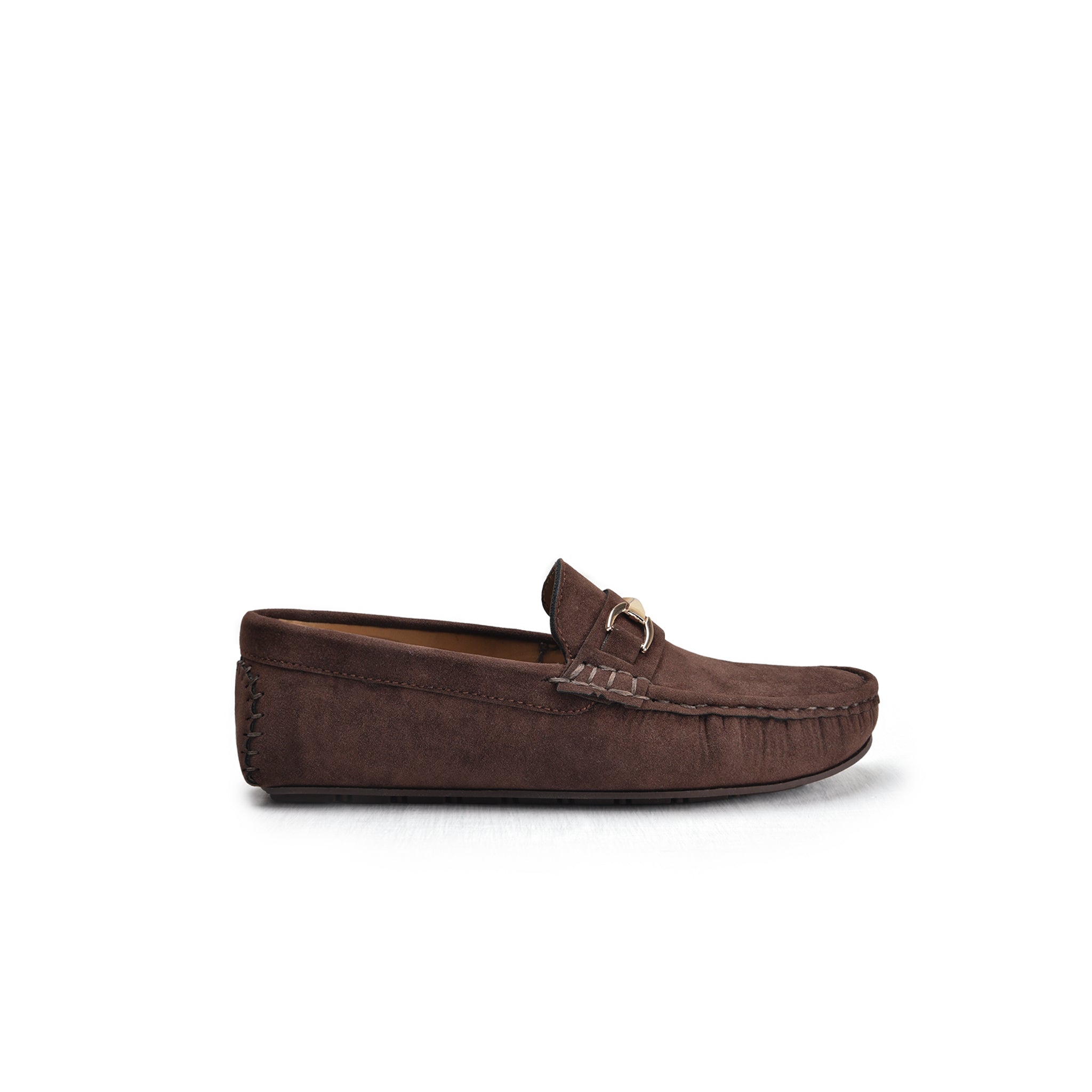 Coffee Brown Suede Loafers