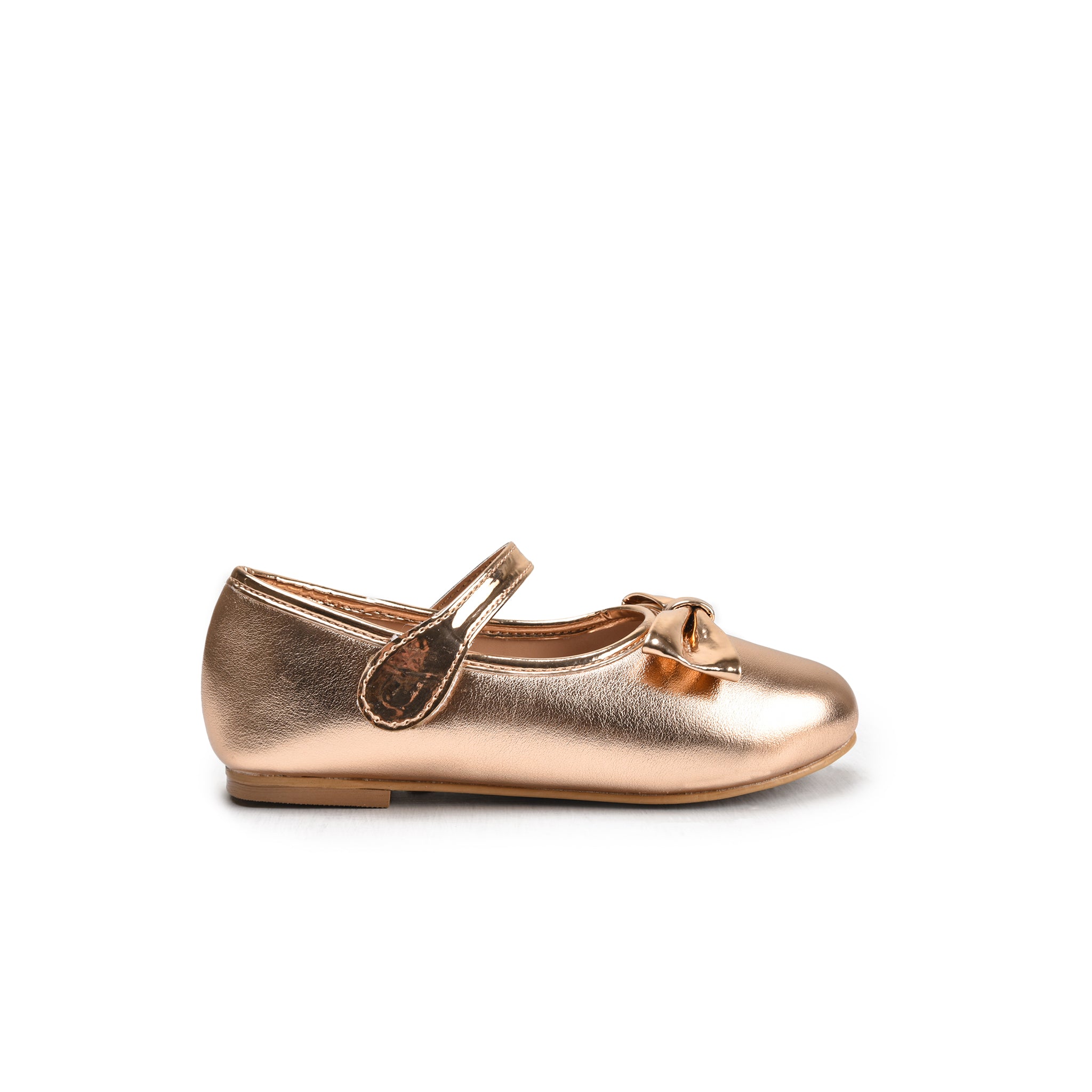 Rose Gold Metallic Mary Jane Shoes