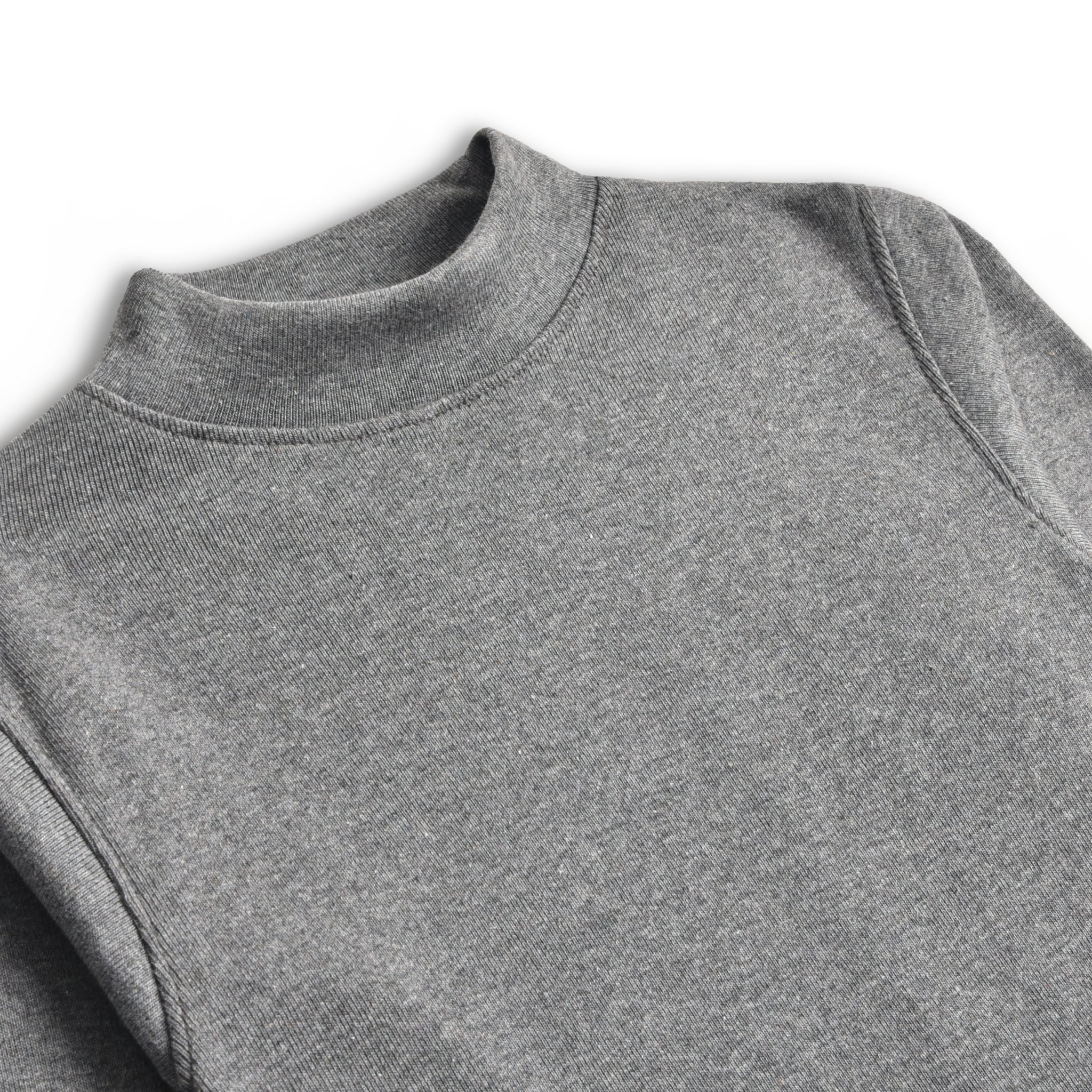 Charcoal Mock Neck