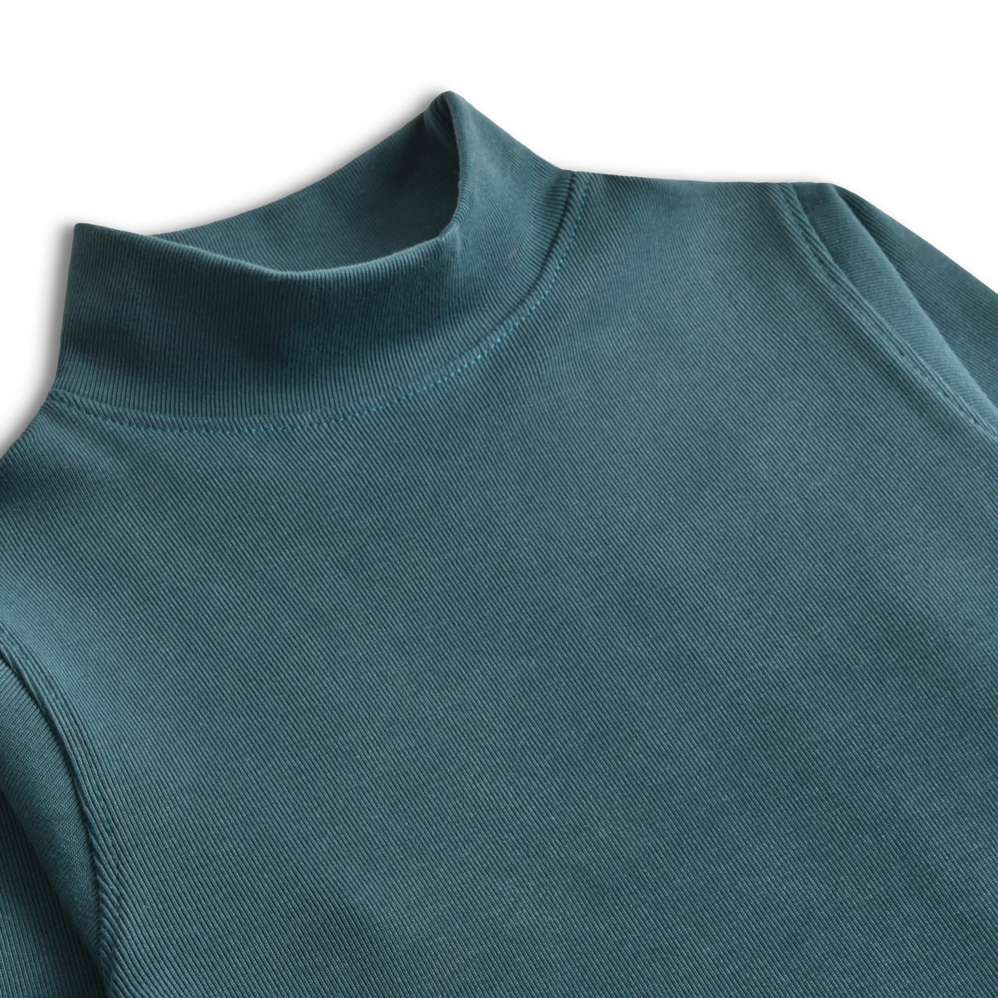 Teal Mock Neck