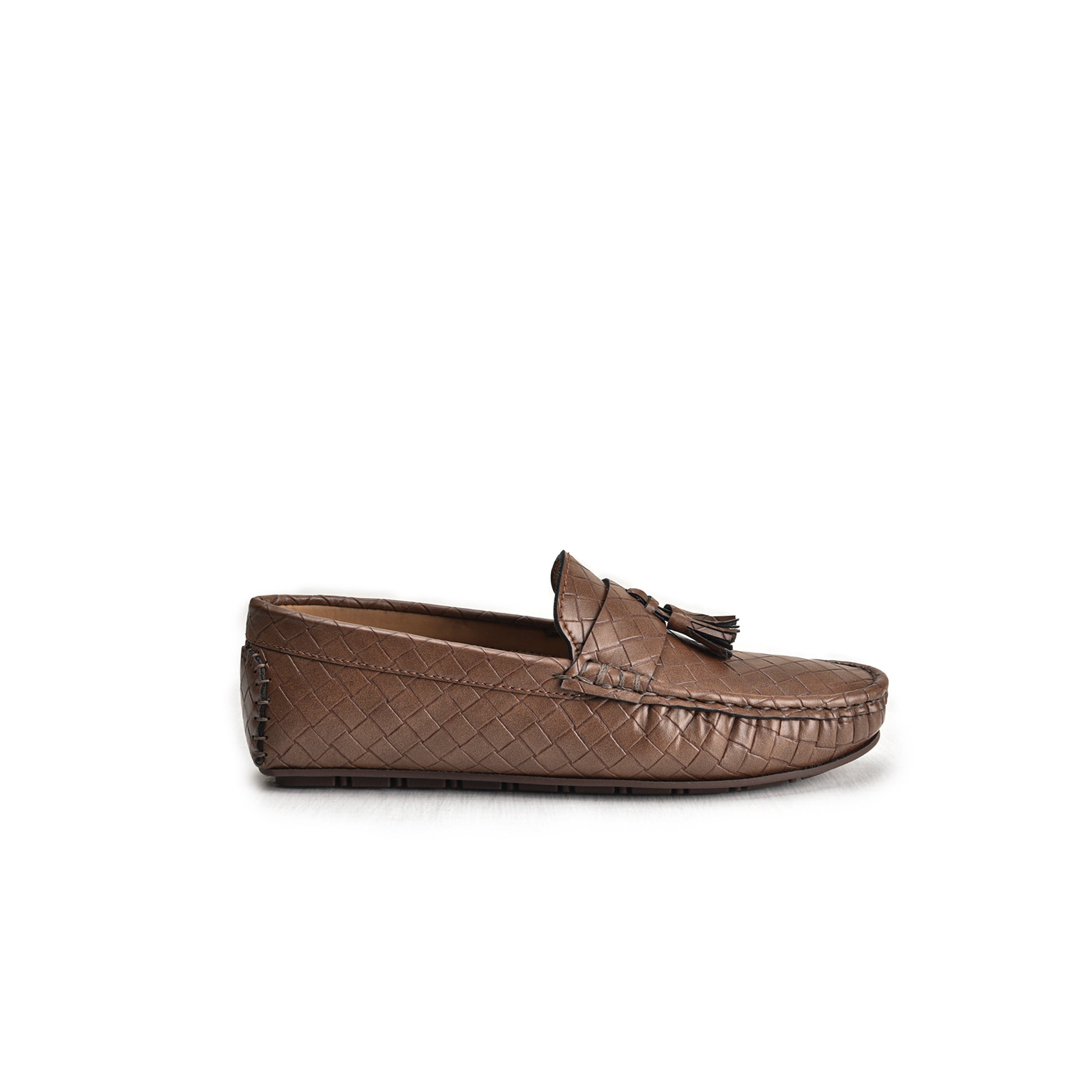 Brown Smart Tassel Loafers