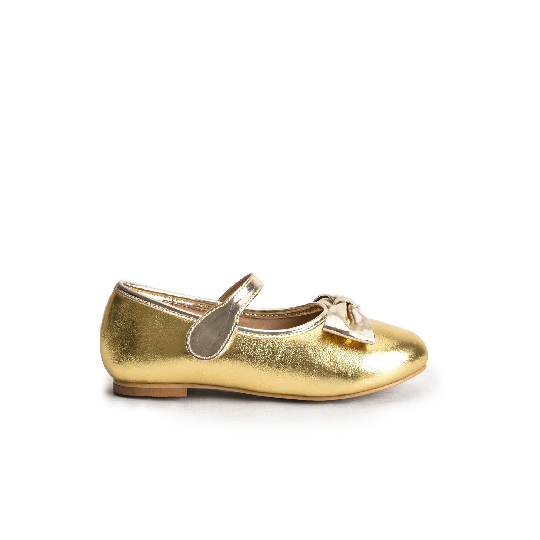 Gold Metallic Mary Jane Shoes