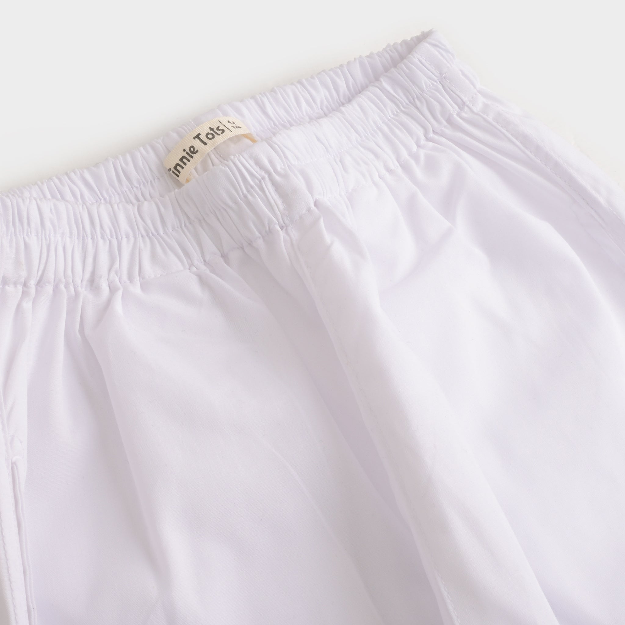 Milky White Cotton Trouser