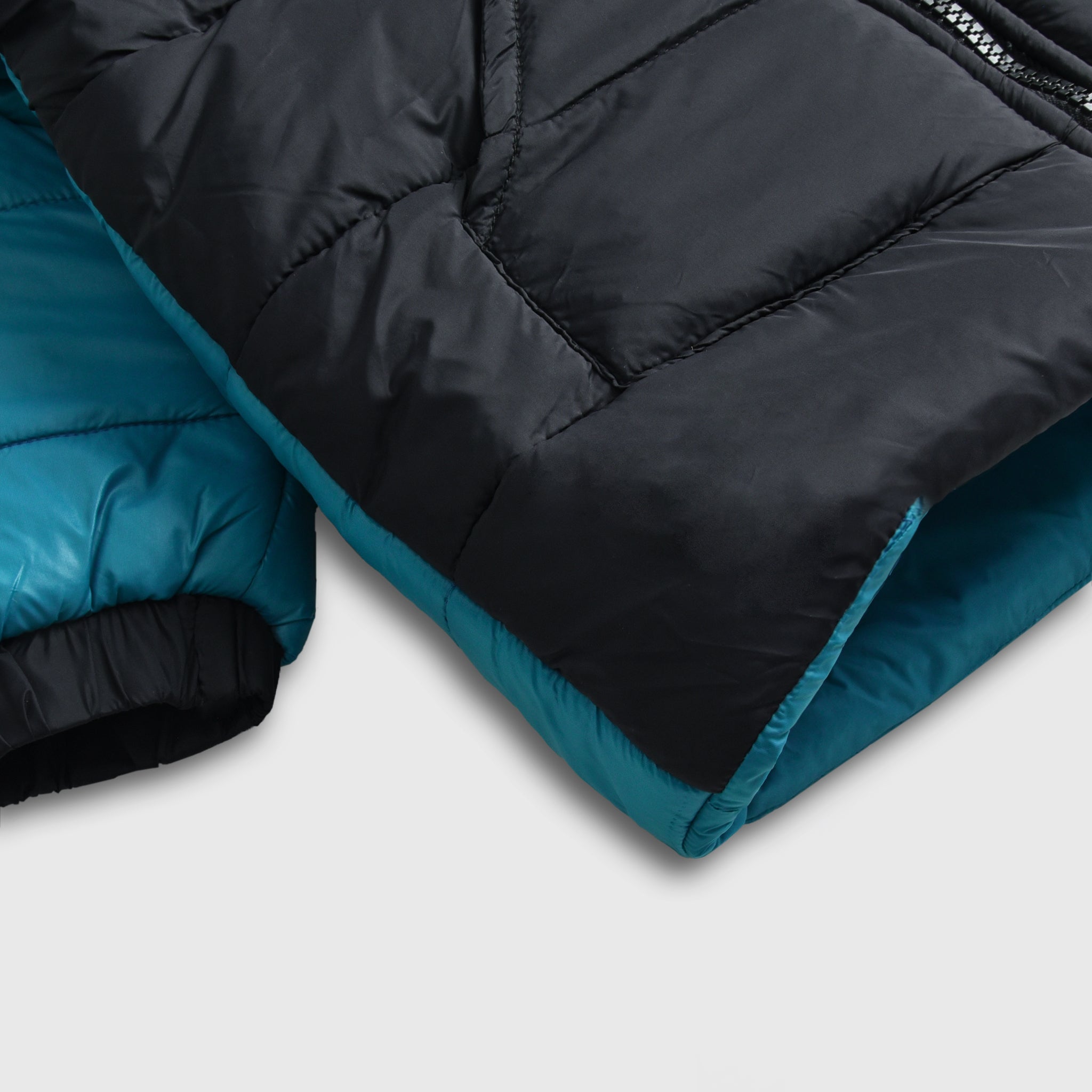 Blue & Black Puffer Jacket