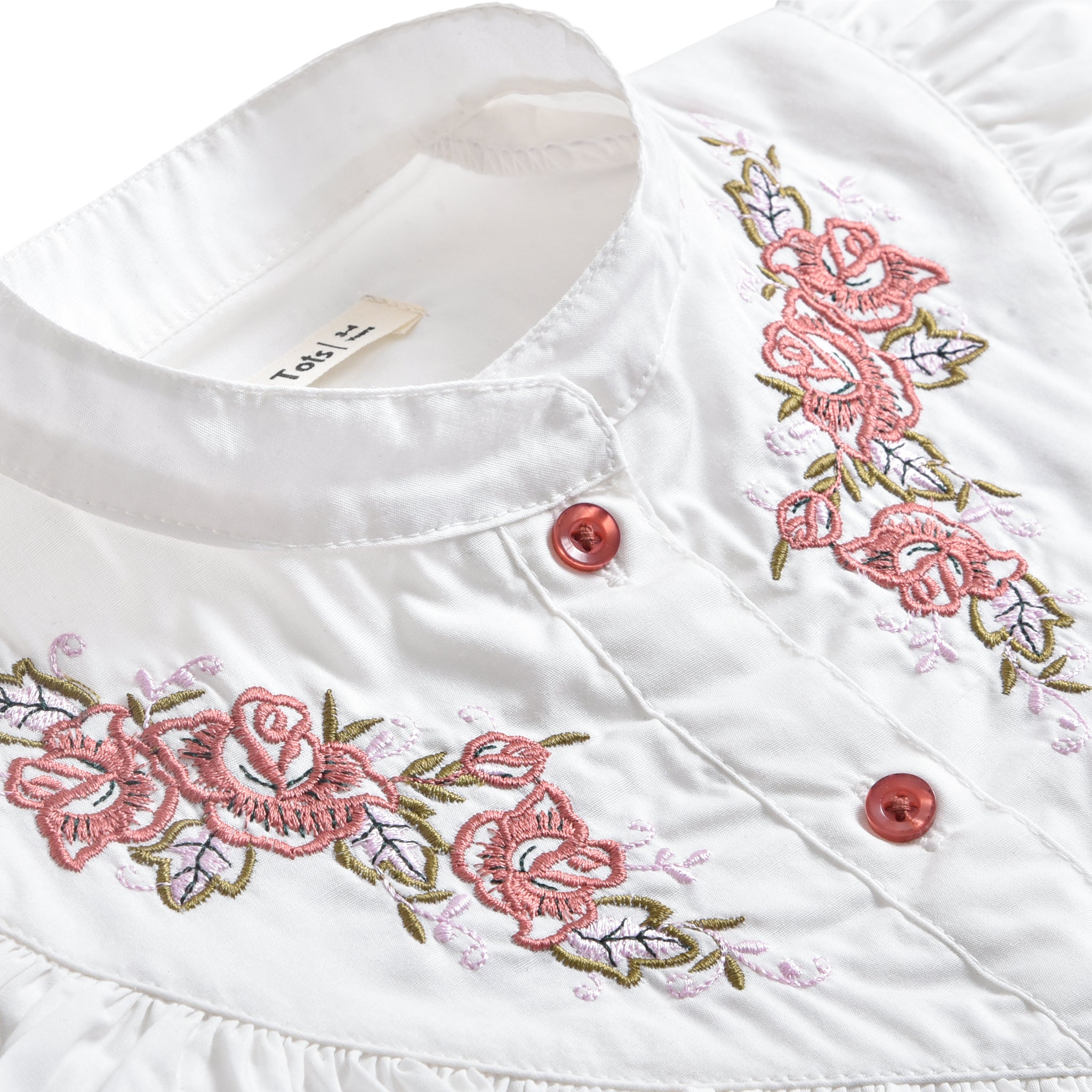 Rose Delight Embroidered Set (2Pc)