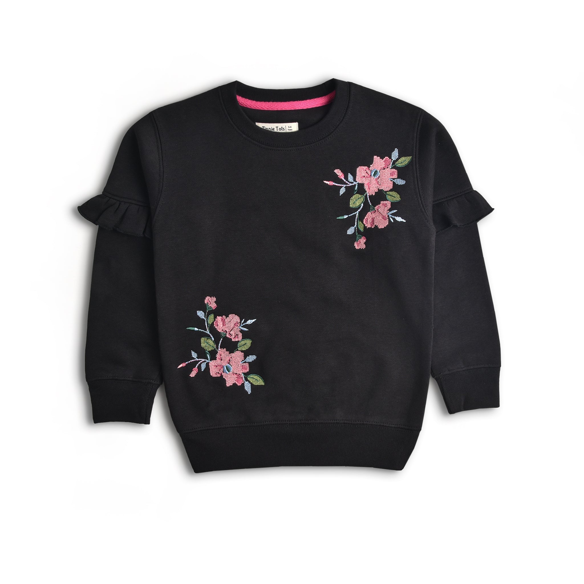 Floral Embroidered Fleece Set (2pc)