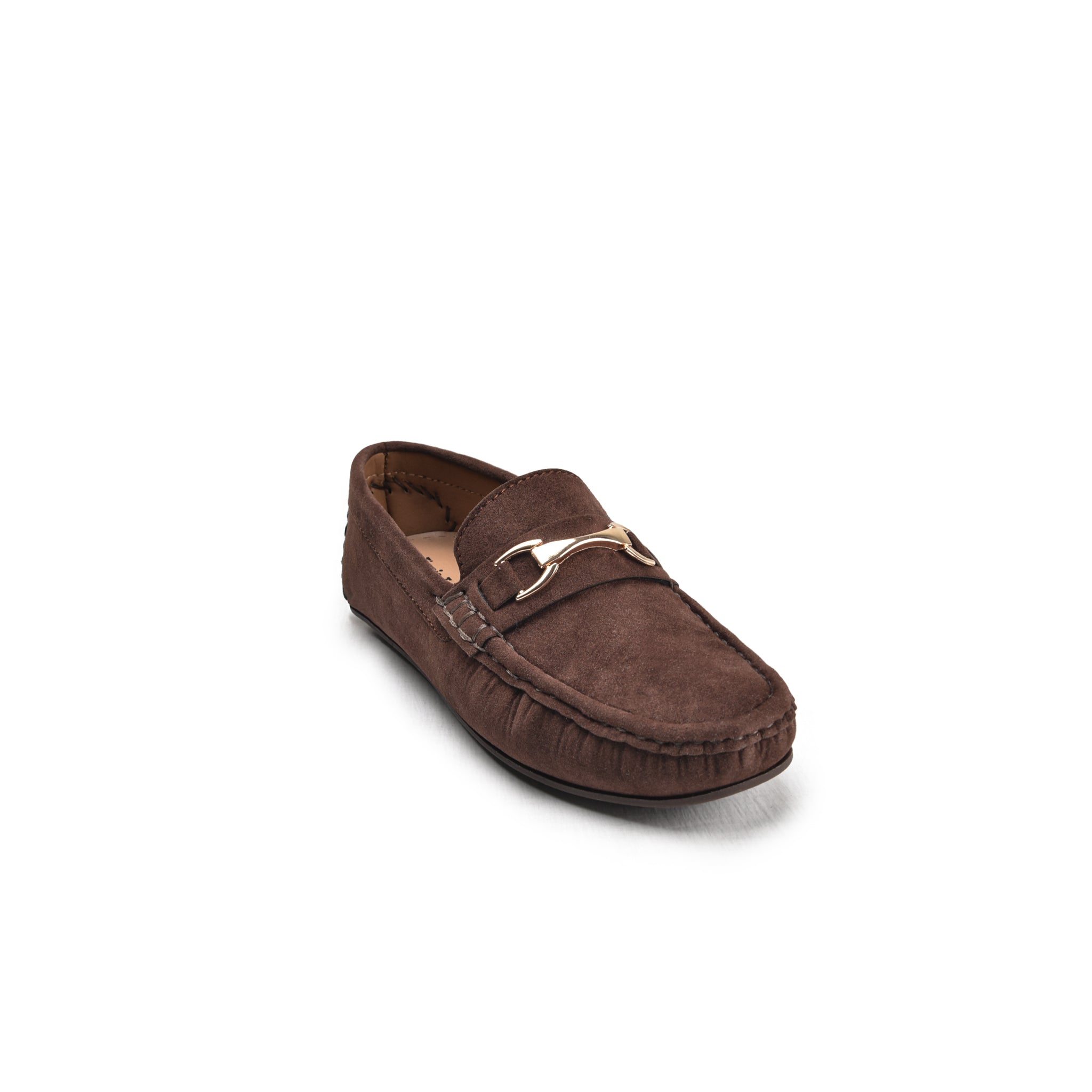 Coffee Brown Suede Loafers