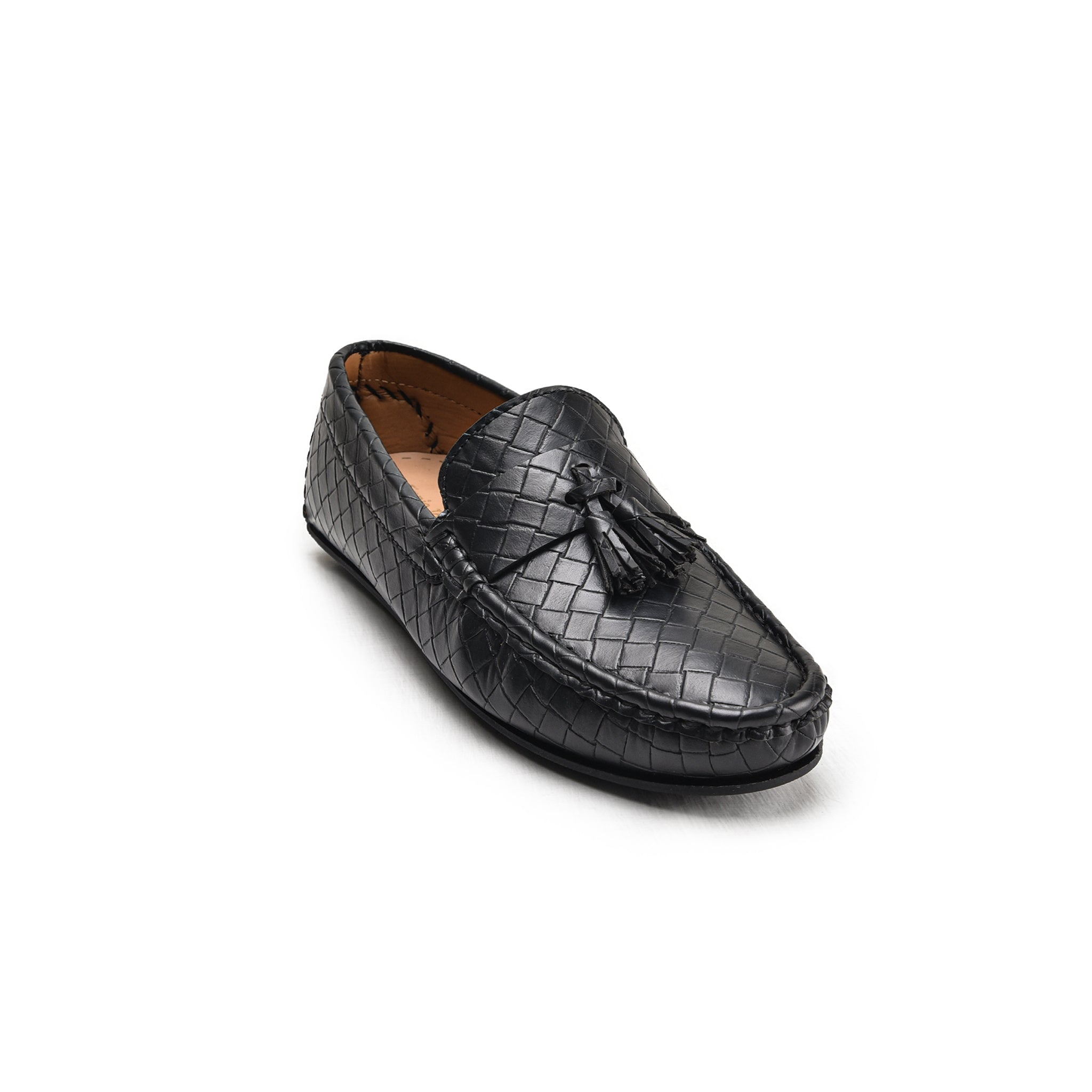 Black Smart Tassel Loafers