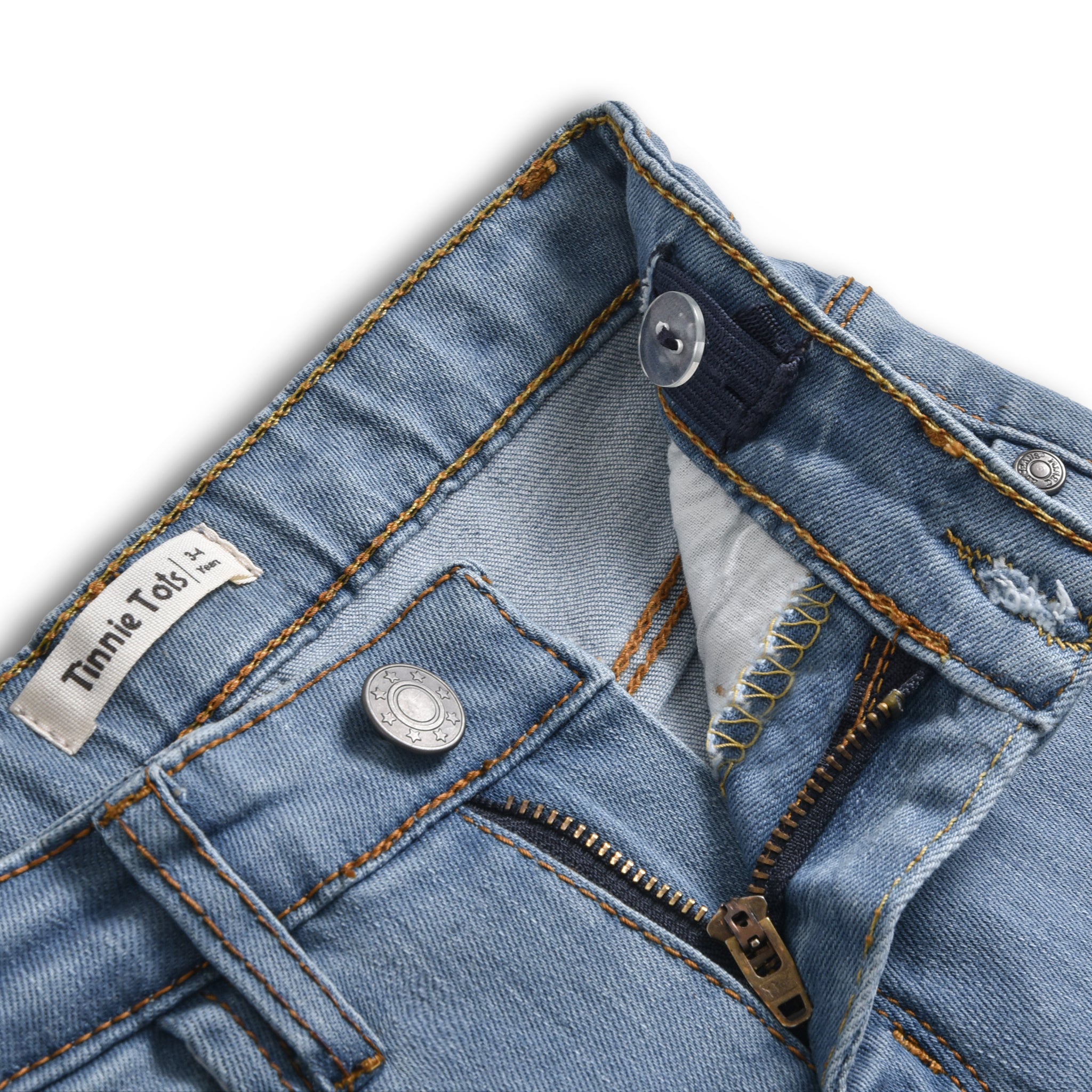 Light Wash Bell Bottom Jeans