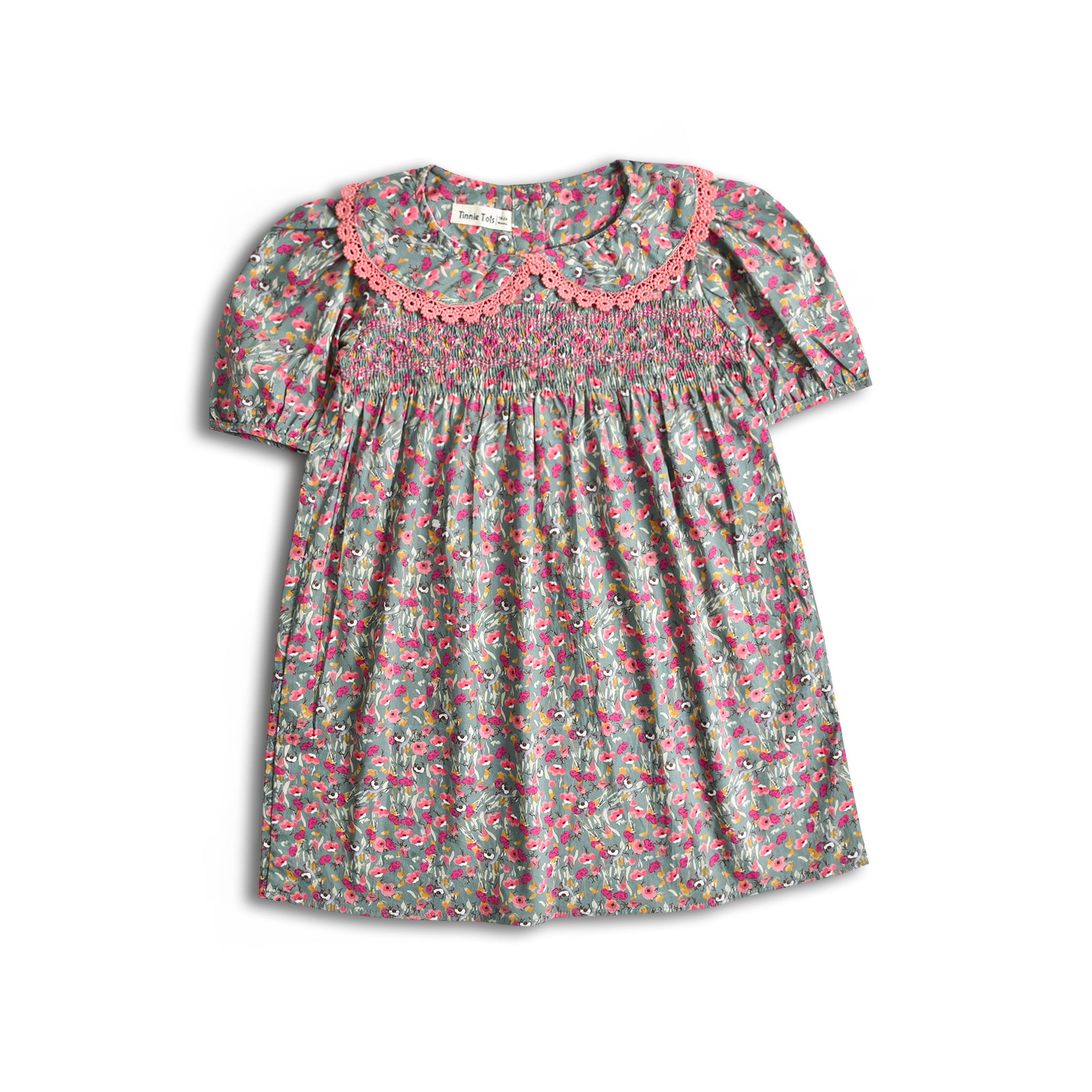 Floral Fusion Cotton Frock Set (2pc)