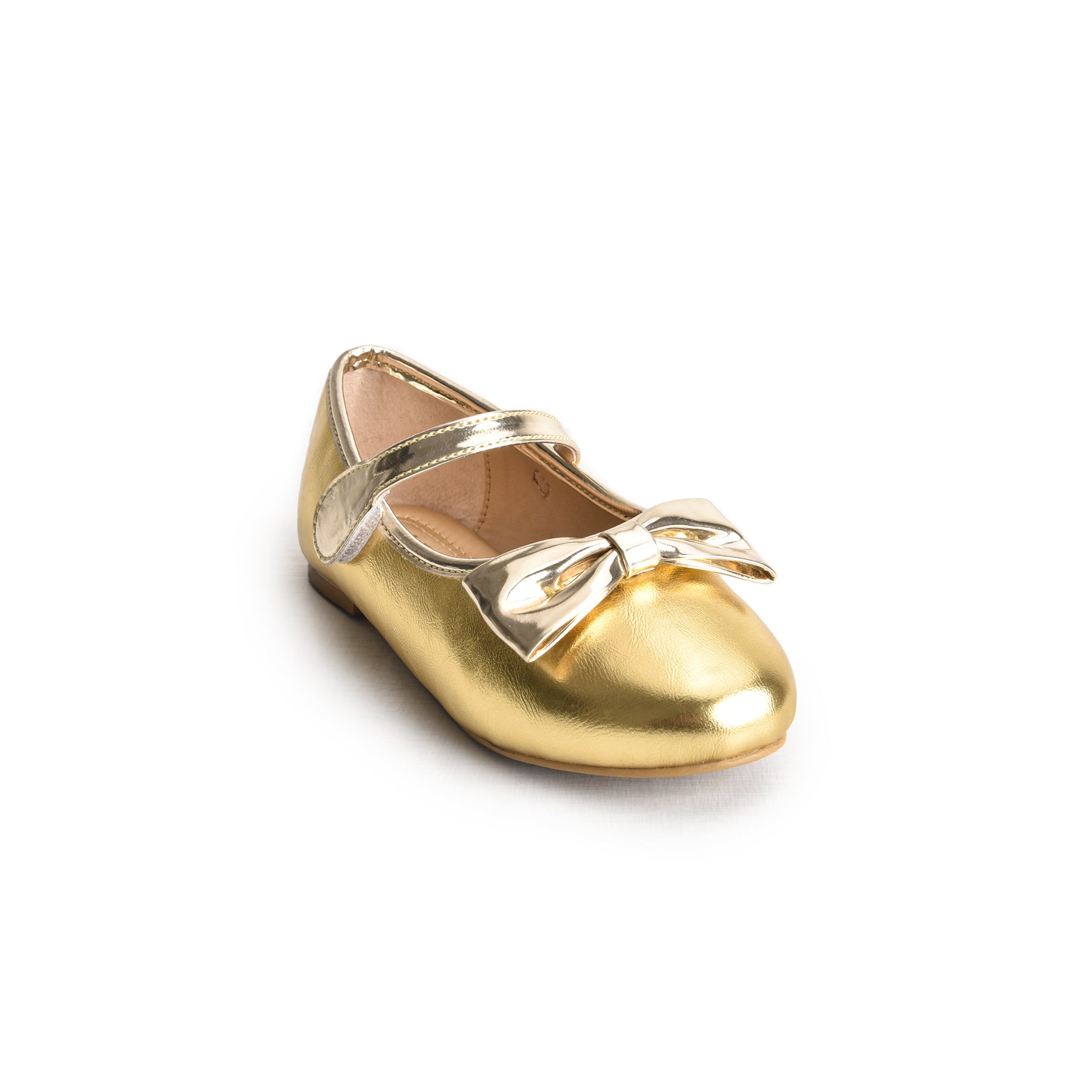 Gold Metallic Mary Jane Shoes