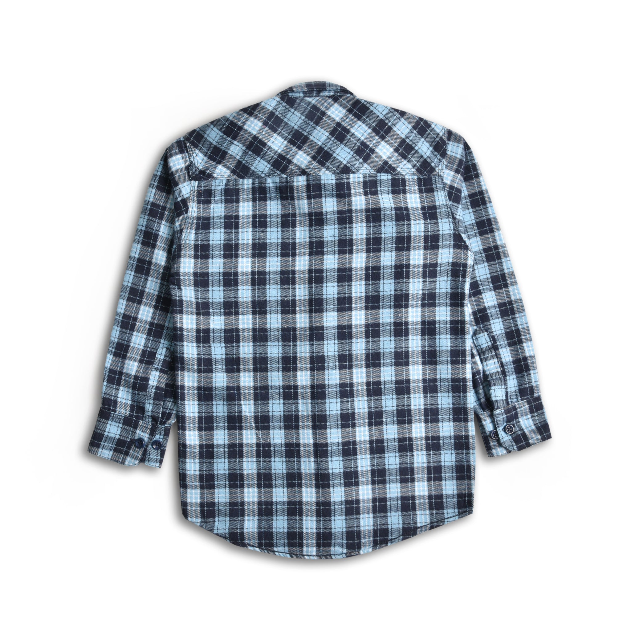 Ice Blue Flannel Shirt