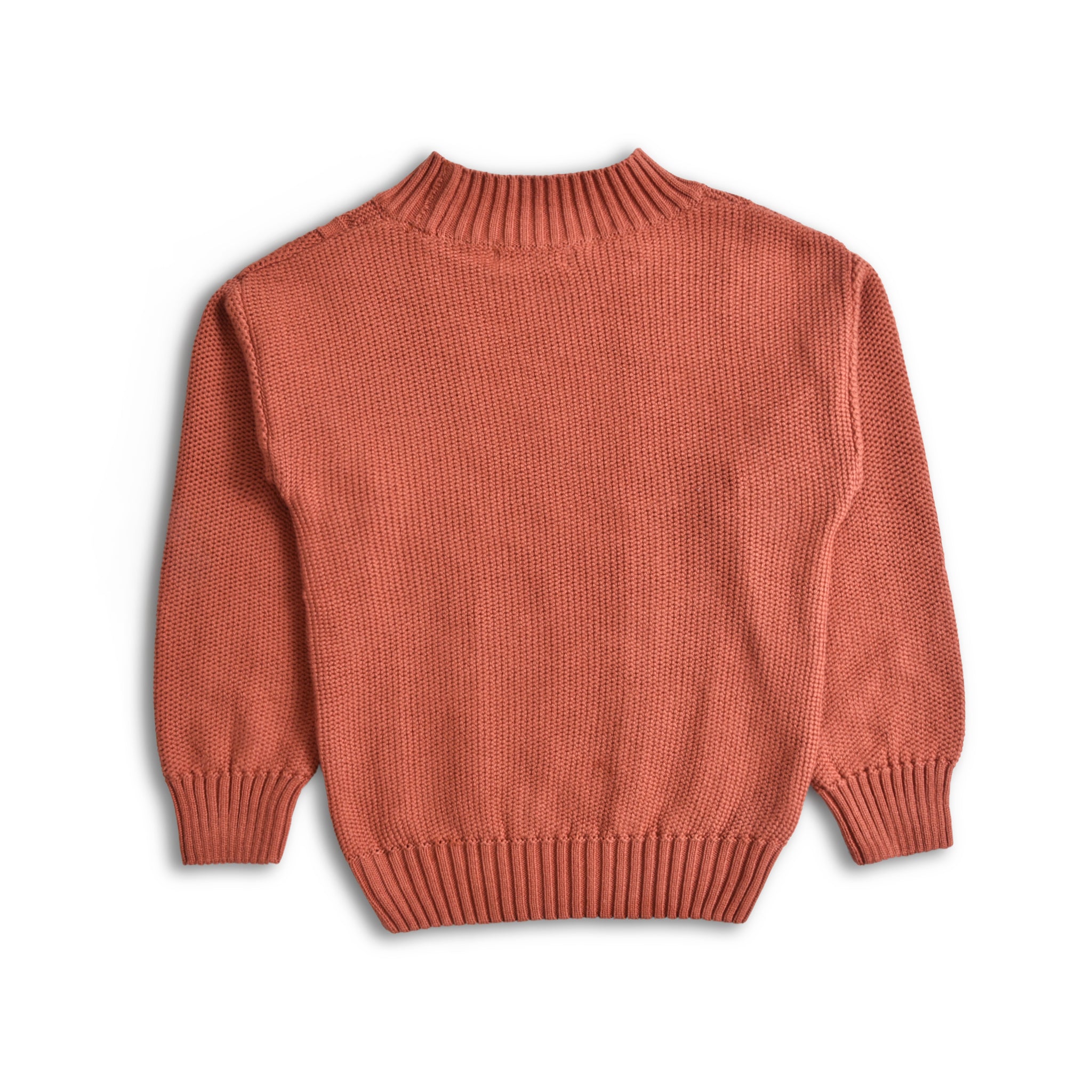 Cable Knit Mock Neck Sweater