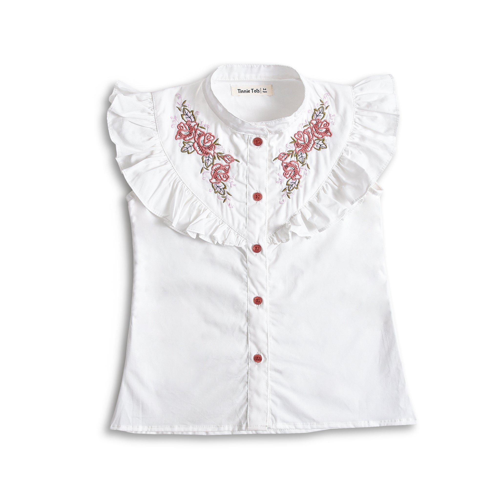 Rose Delight Embroidered Set (2Pc)