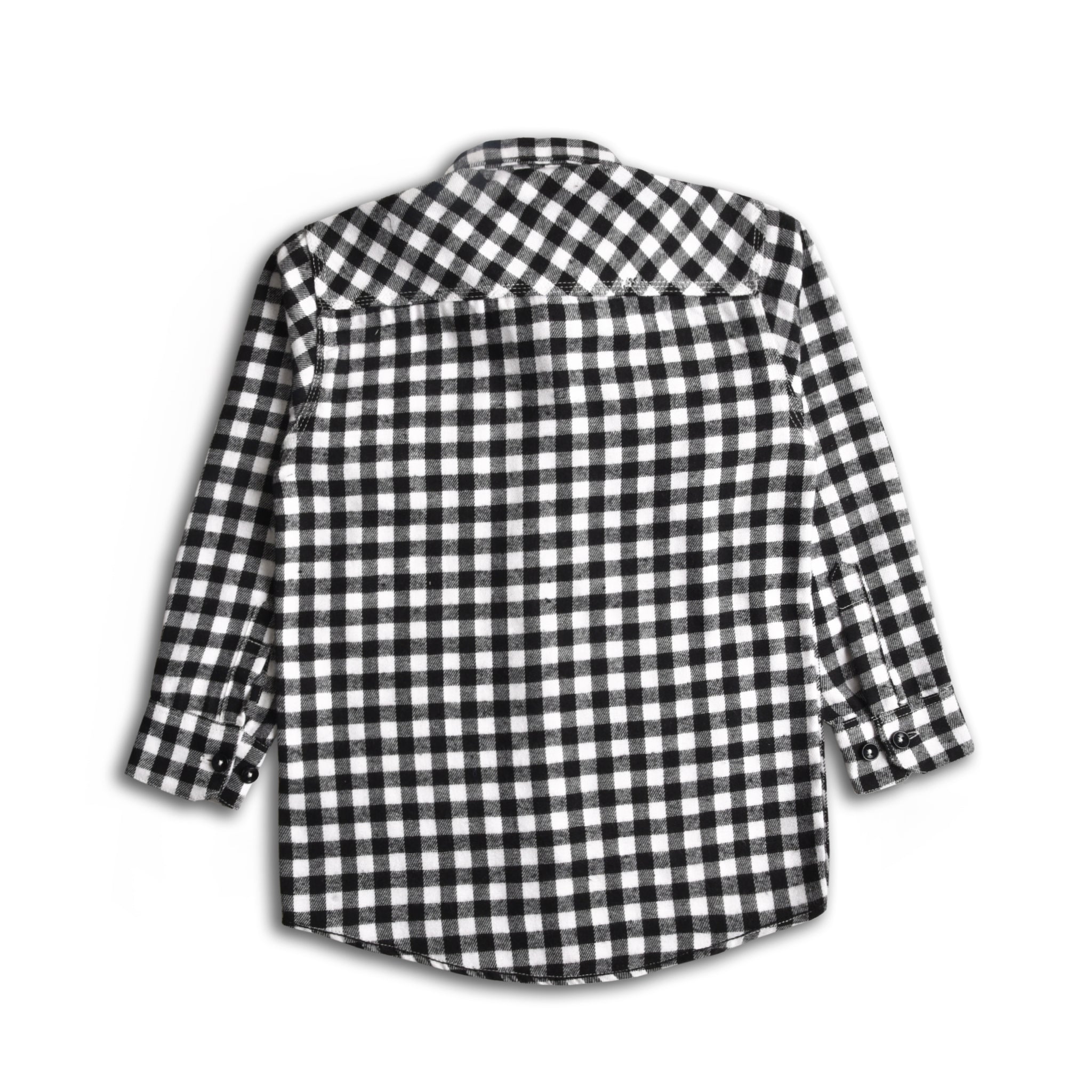 Black & White Flannel Shirt