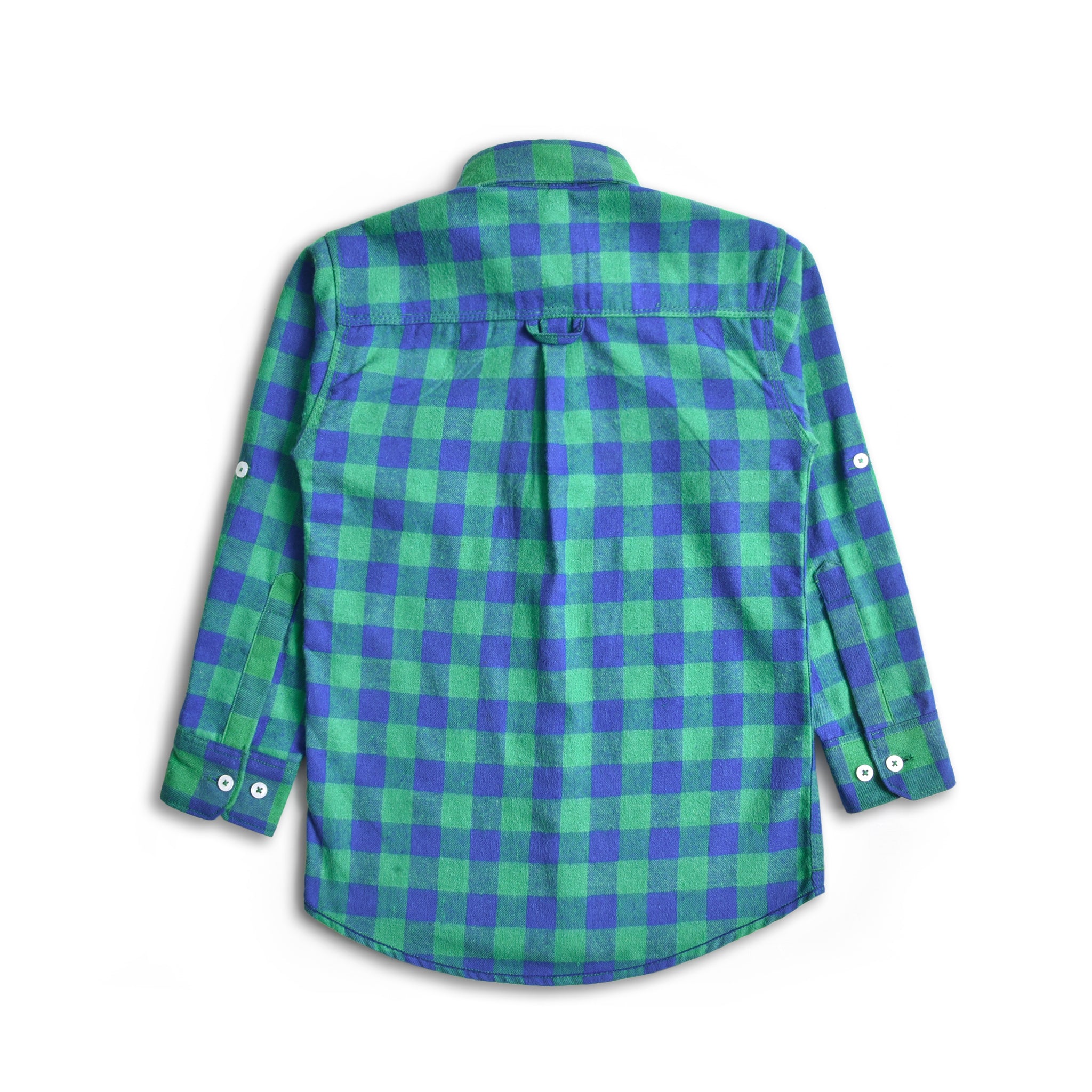 Aquatic Flannel Checkered Shirt