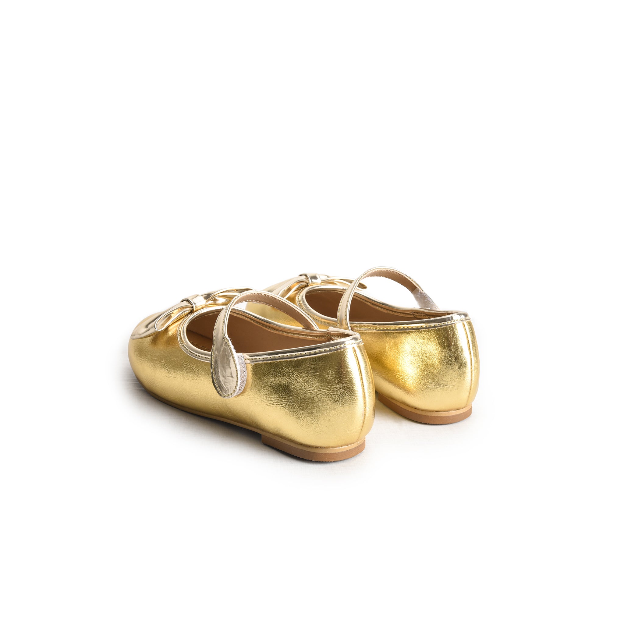 Gold Metallic Mary Jane Shoes