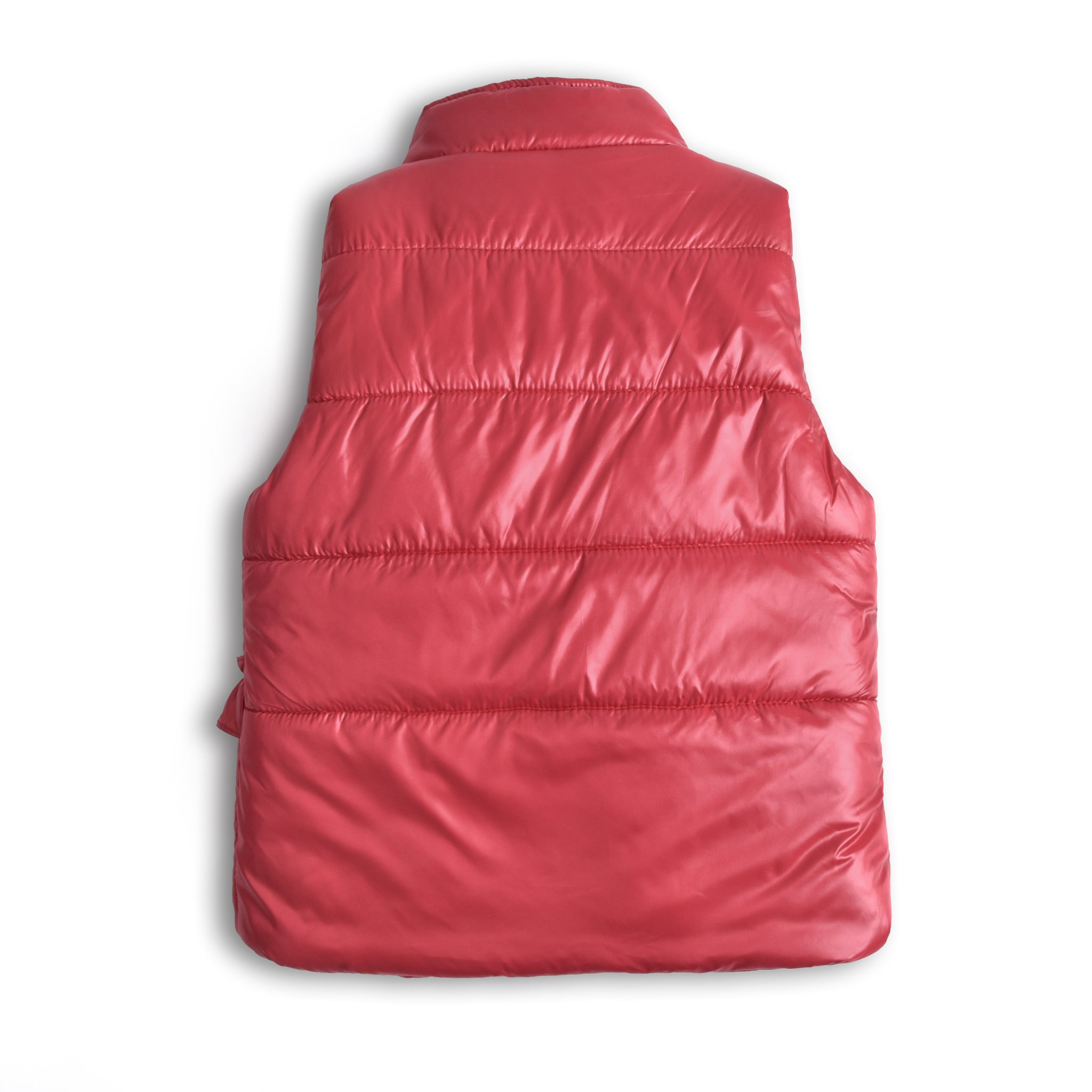 Scarlet Sleeveless Puffer Jacket