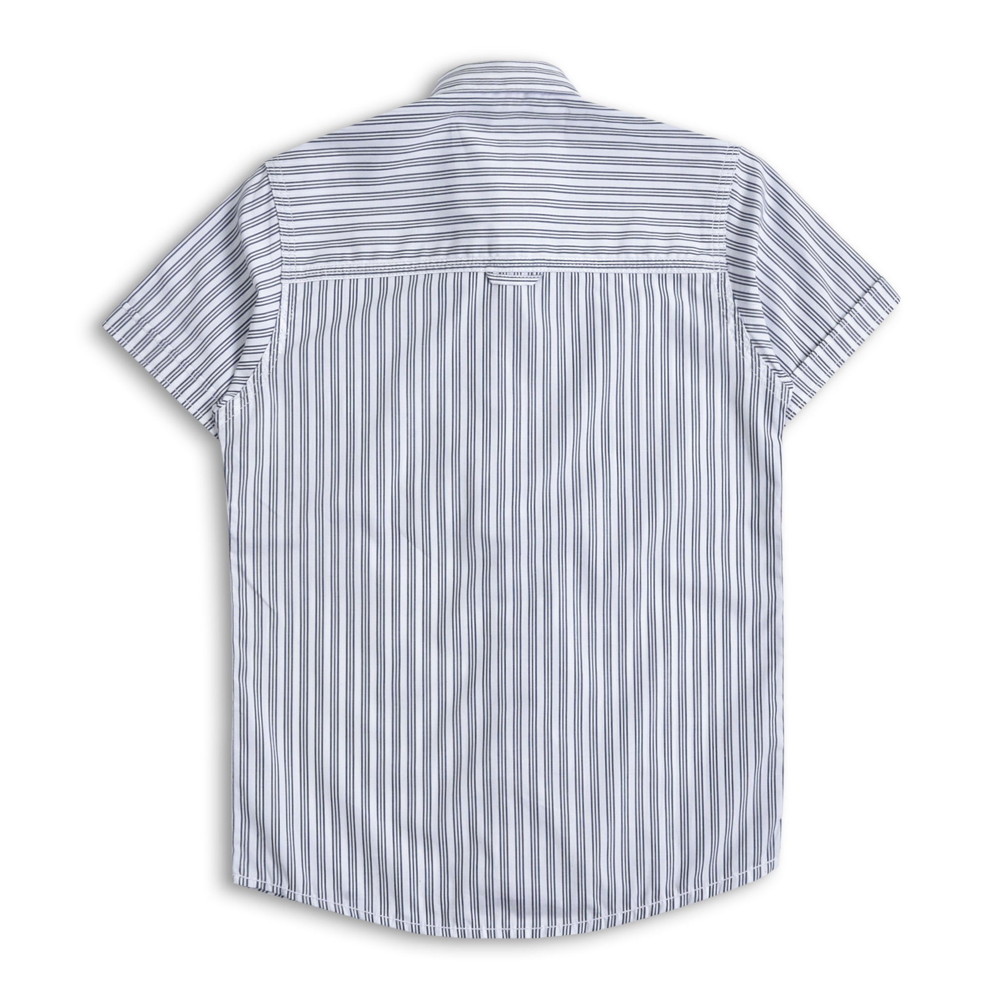 Navy Striped Shirt