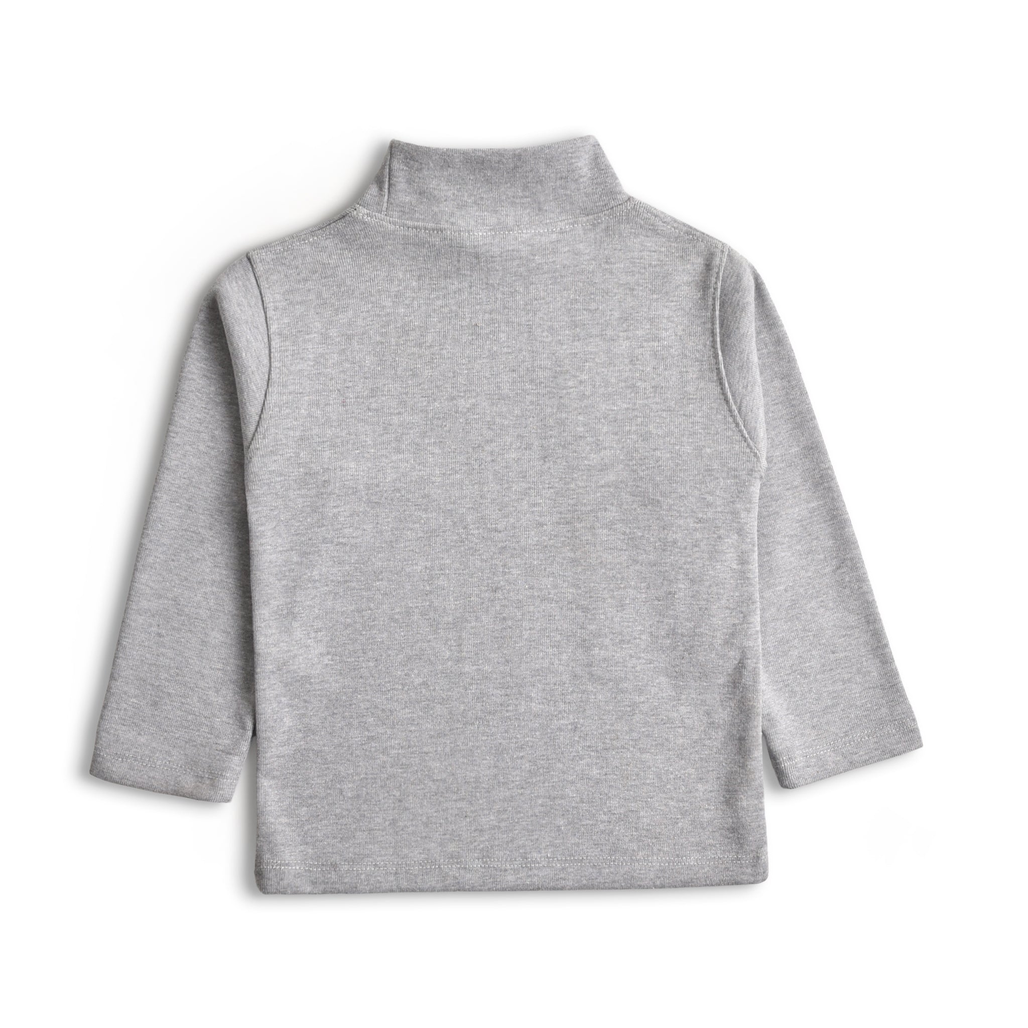 Grey Mock Neck