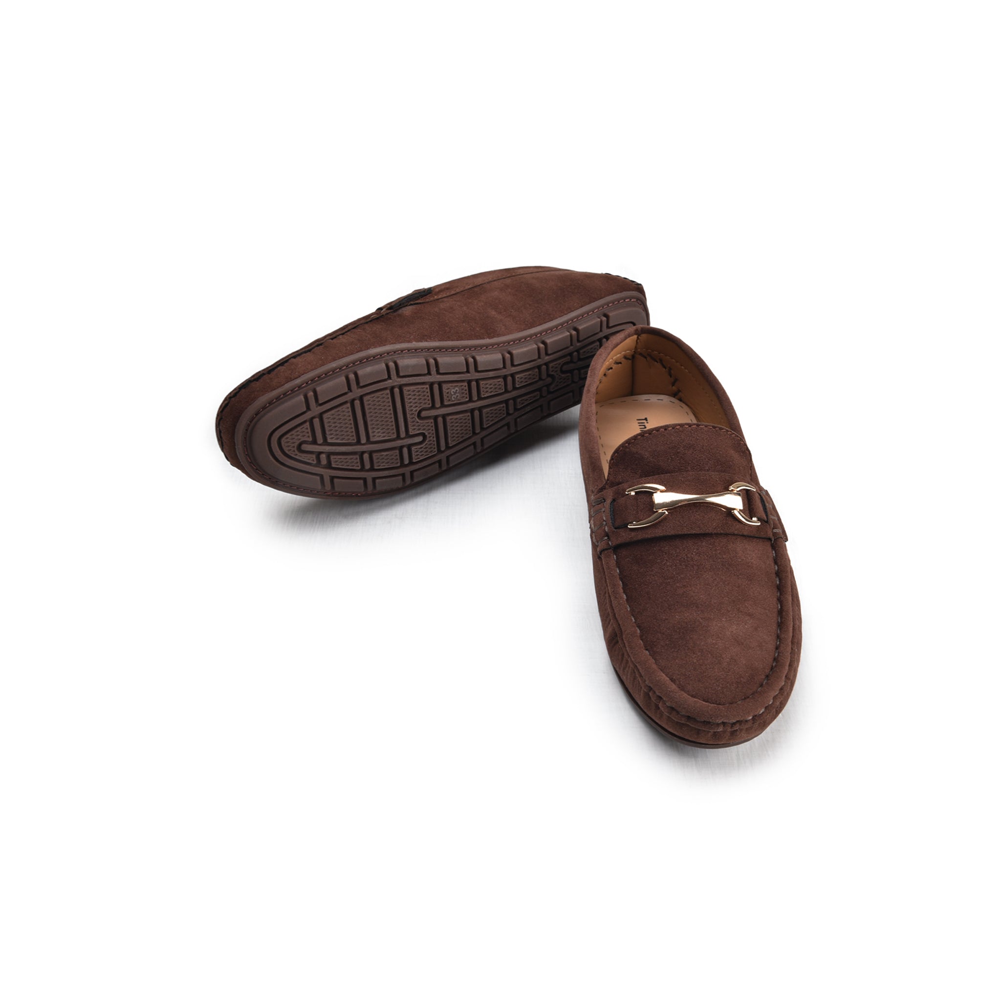 Coffee Brown Suede Loafers