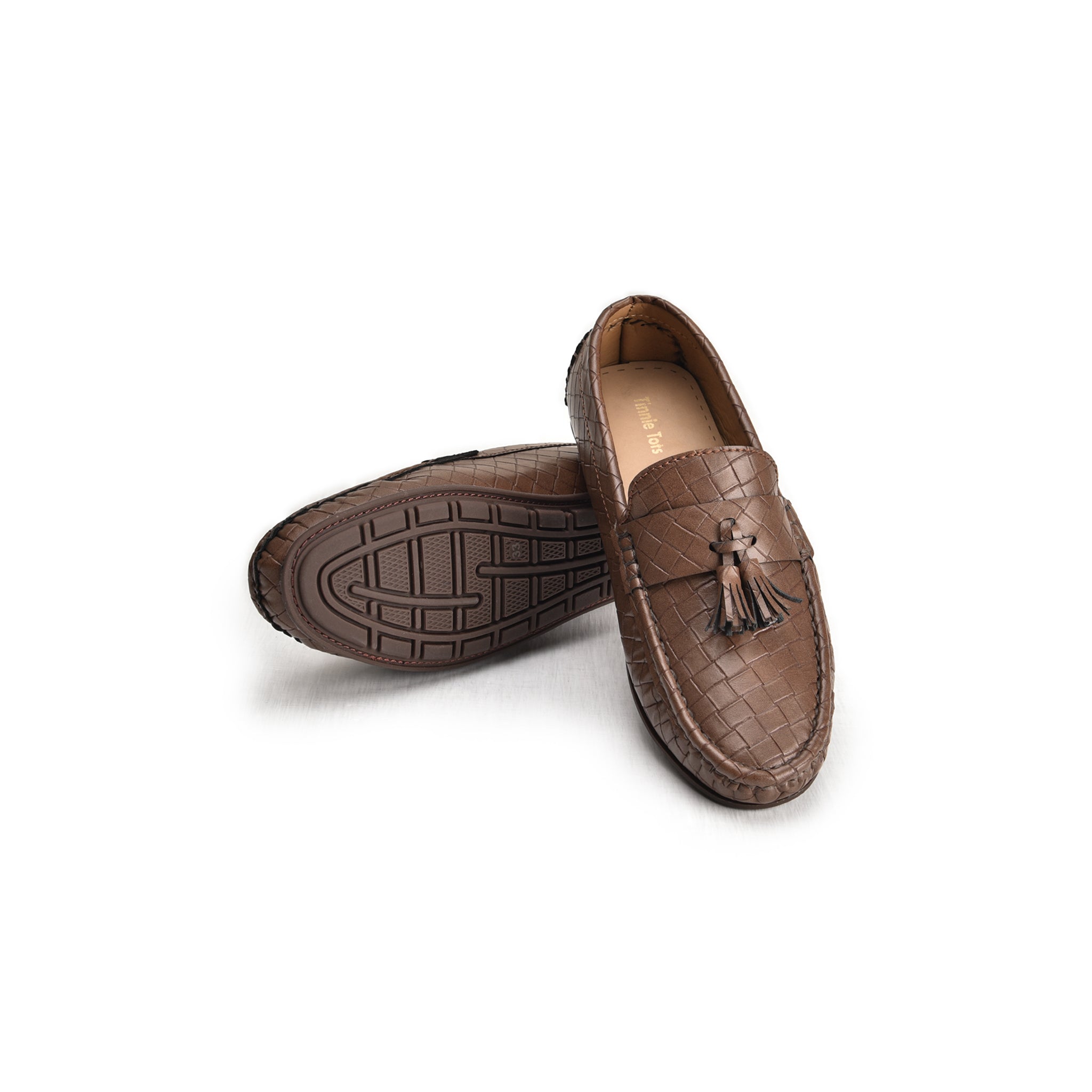 Brown Smart Tassel Loafers