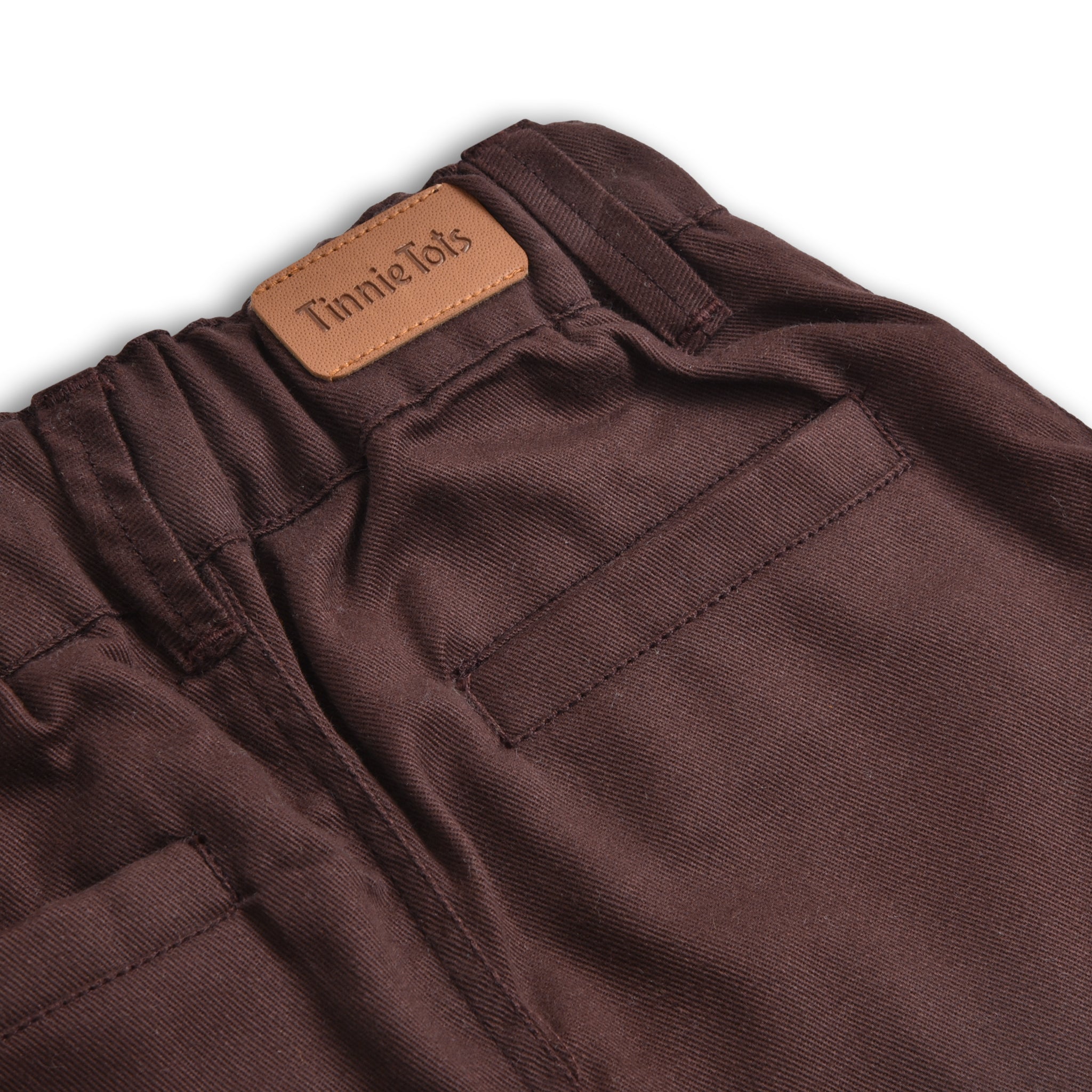 Burgundy Infants Cotton Shorts