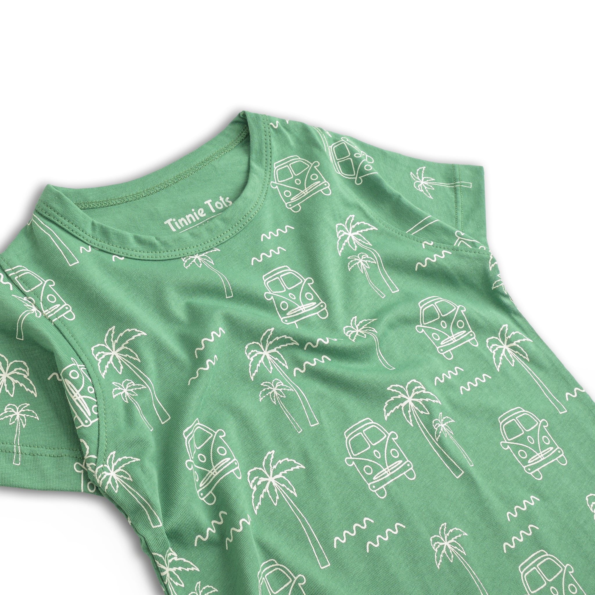 Palm Trees Double Shirt Set (2pc)