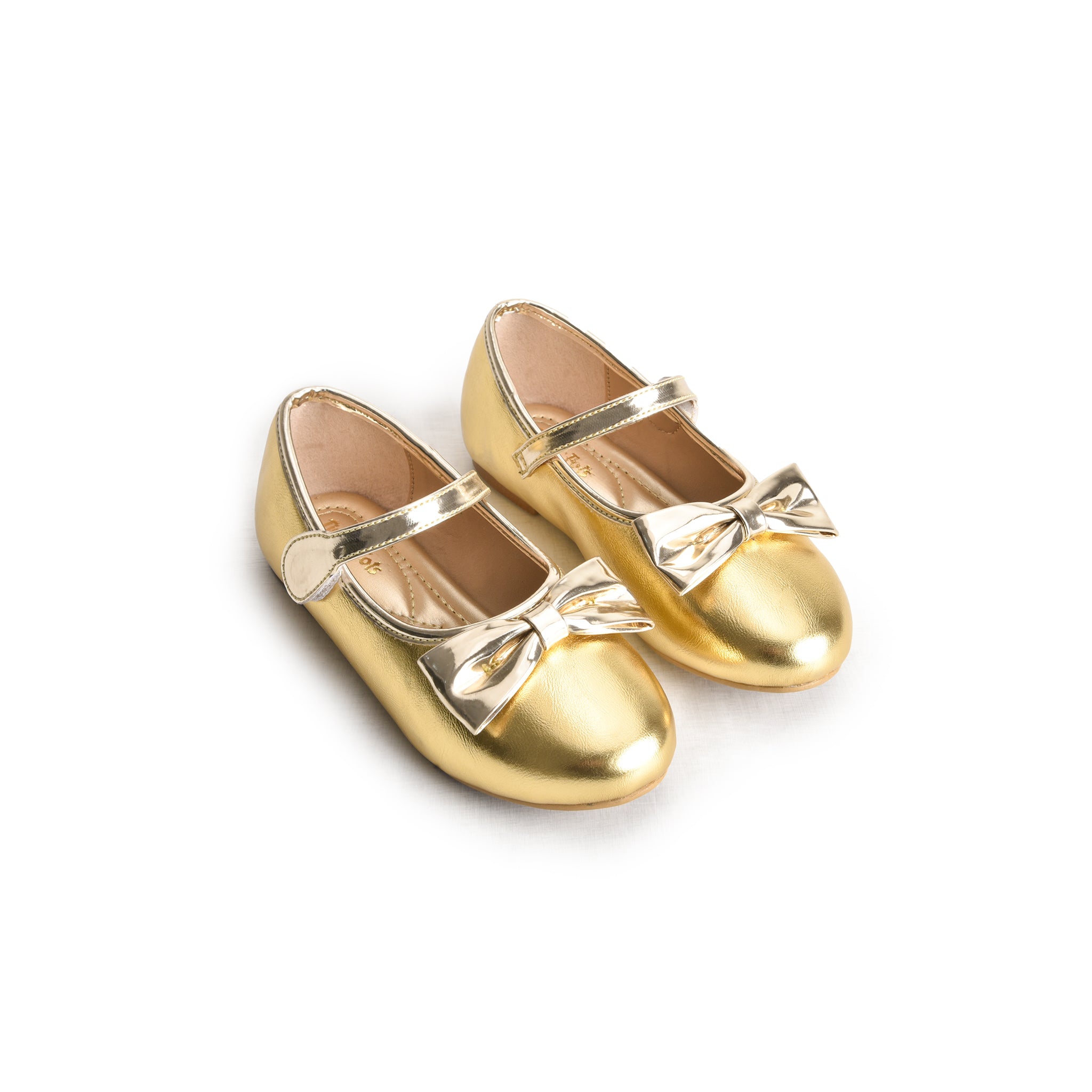 Gold Metallic Mary Jane Shoes