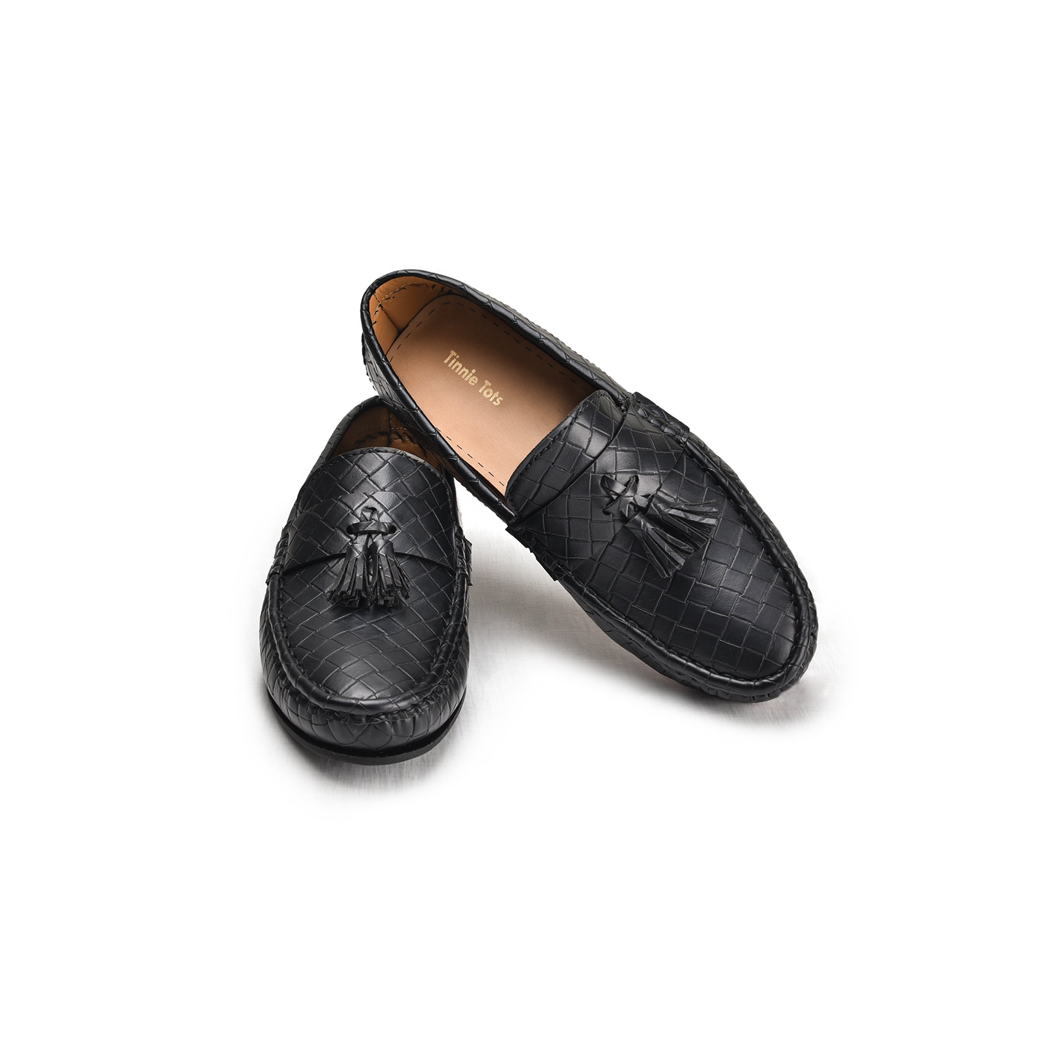 Black Smart Tassel Loafers