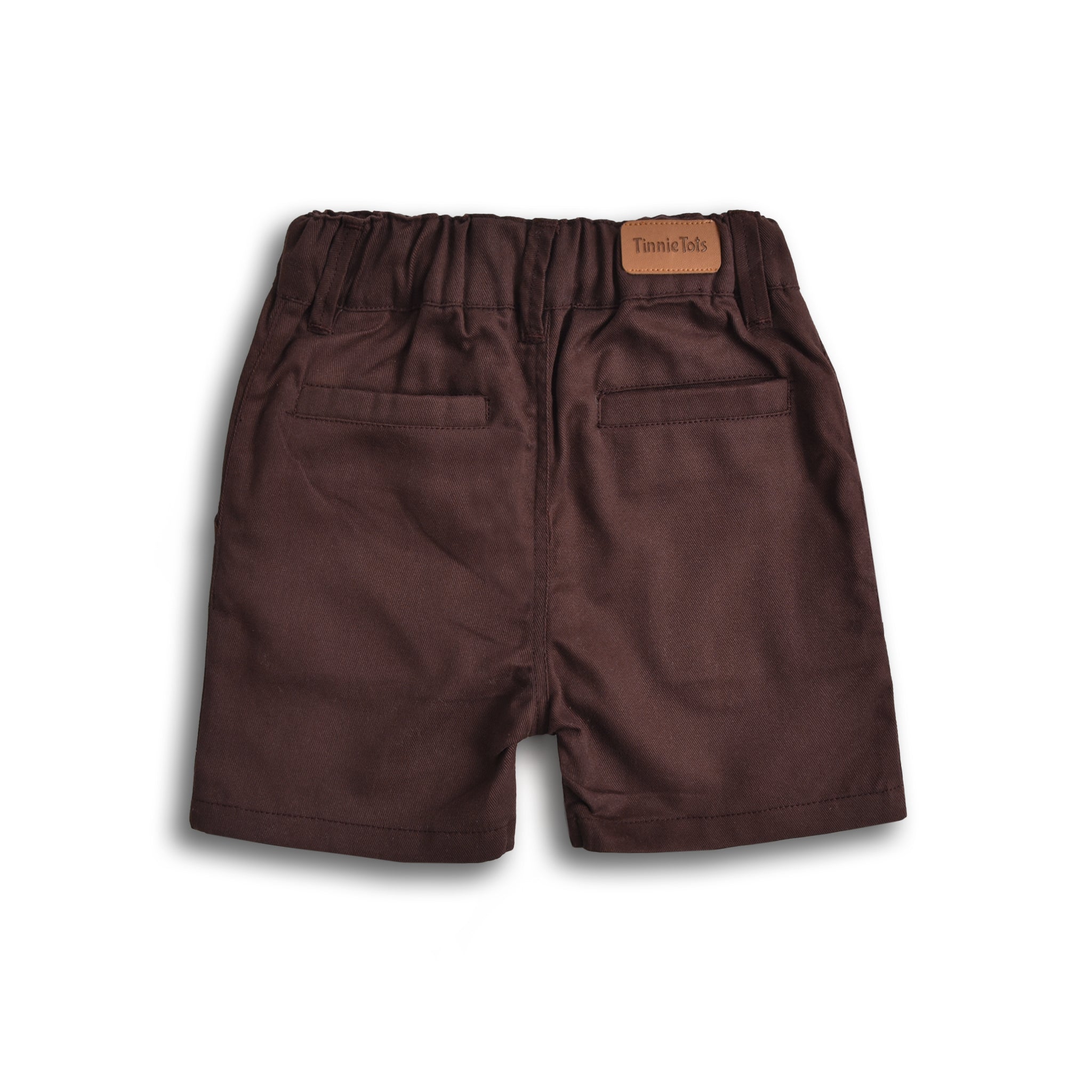 Burgundy Infants Cotton Shorts