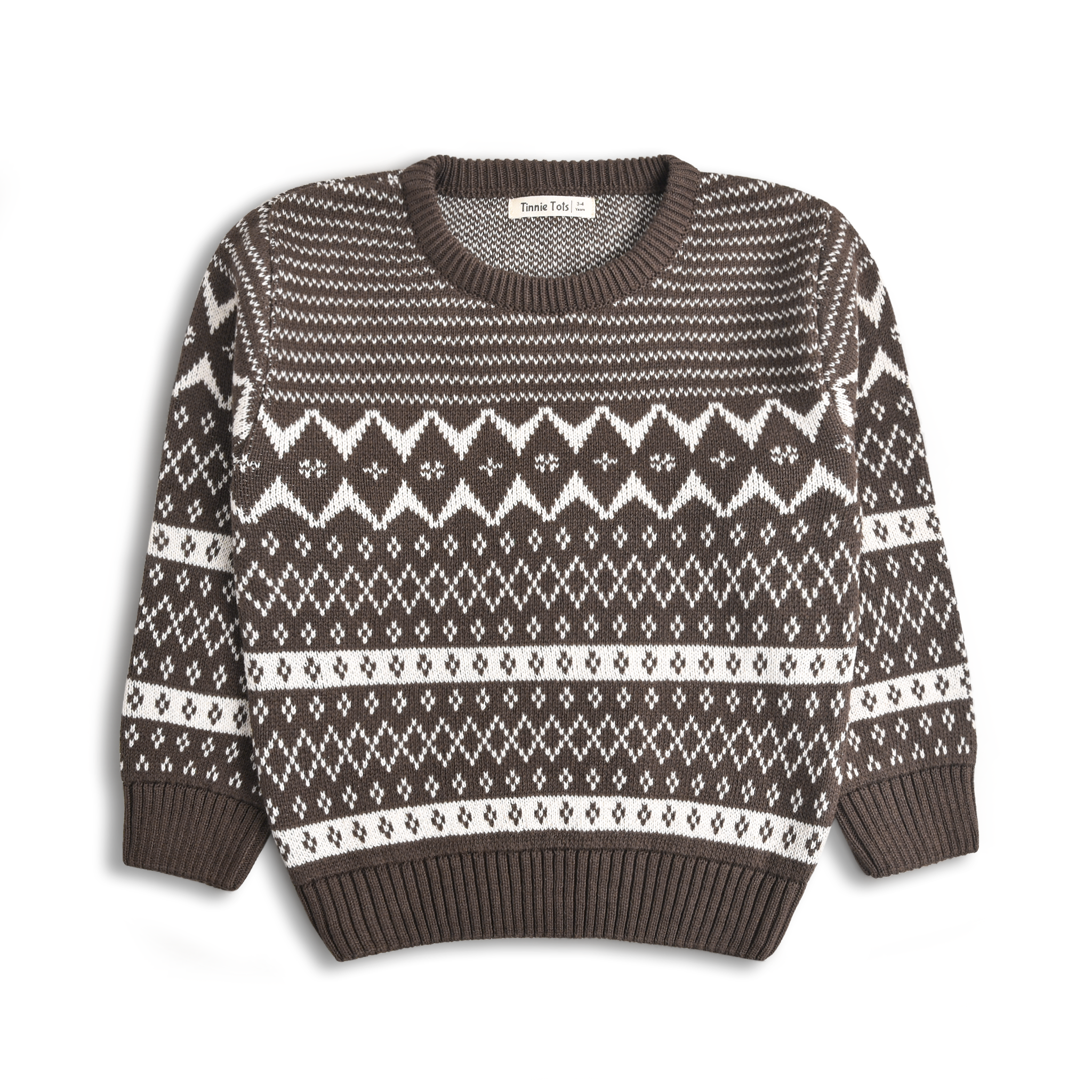 Mocha Brown Knitted Sweater