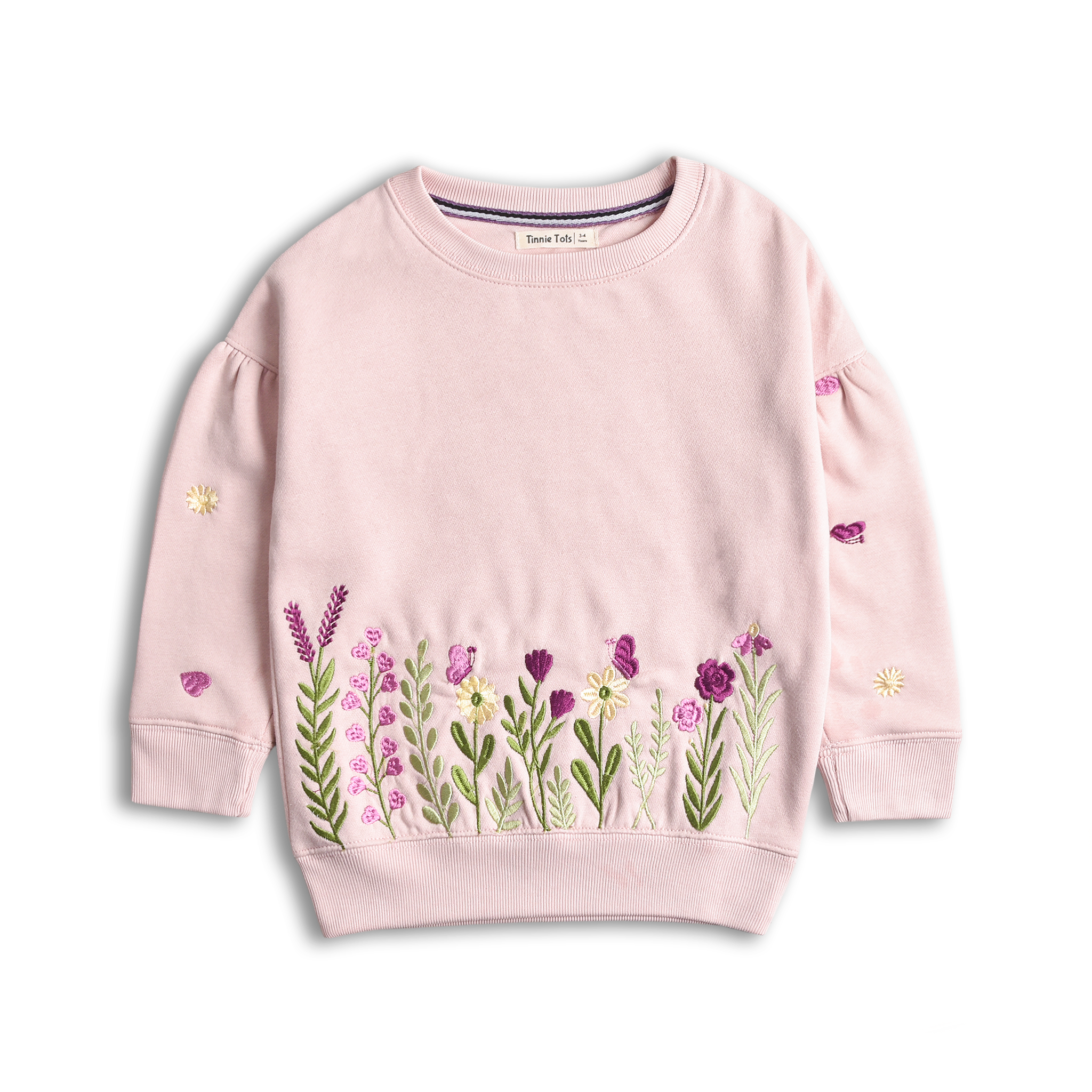 Pink Floral Sweatshirt