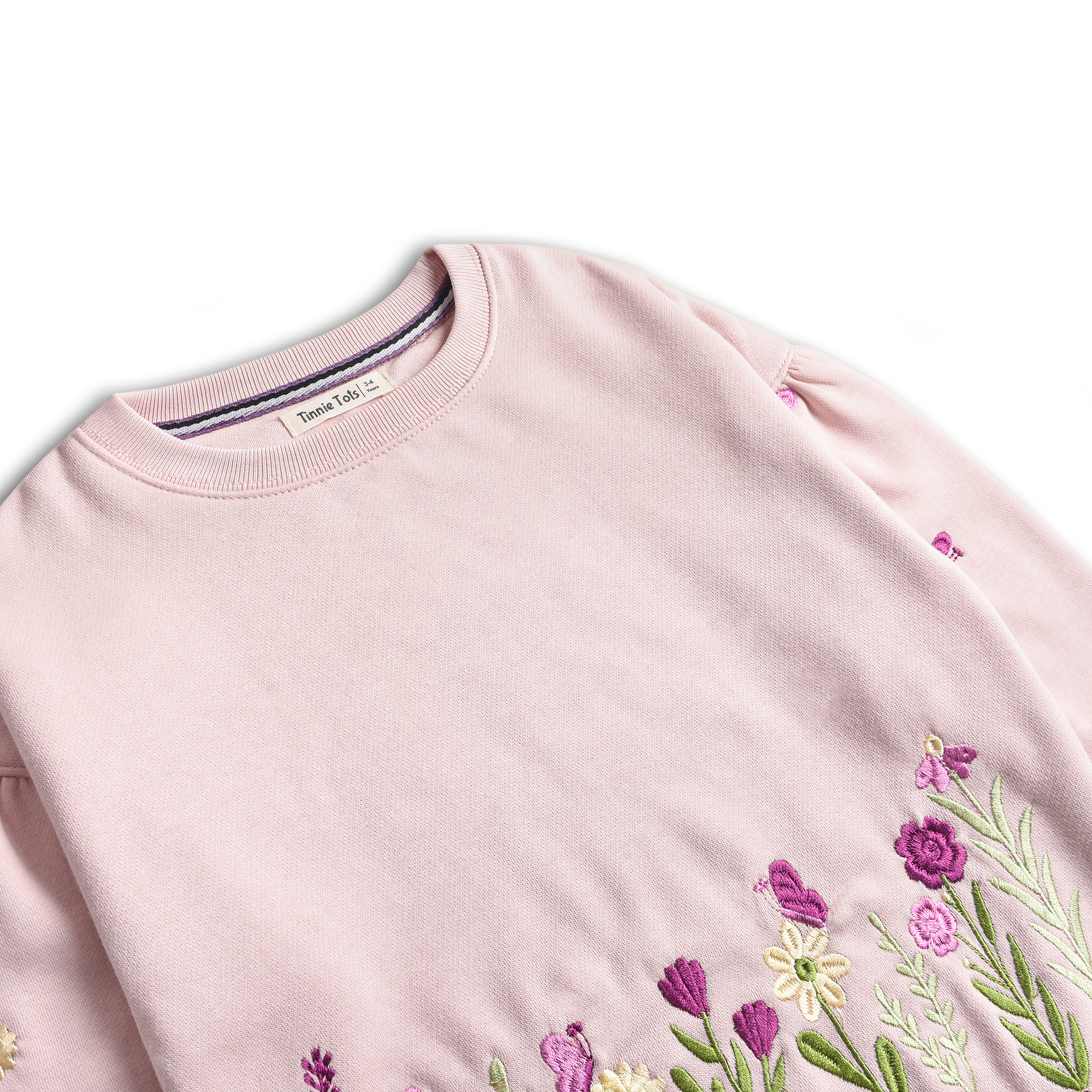 Pink Floral Sweatshirt