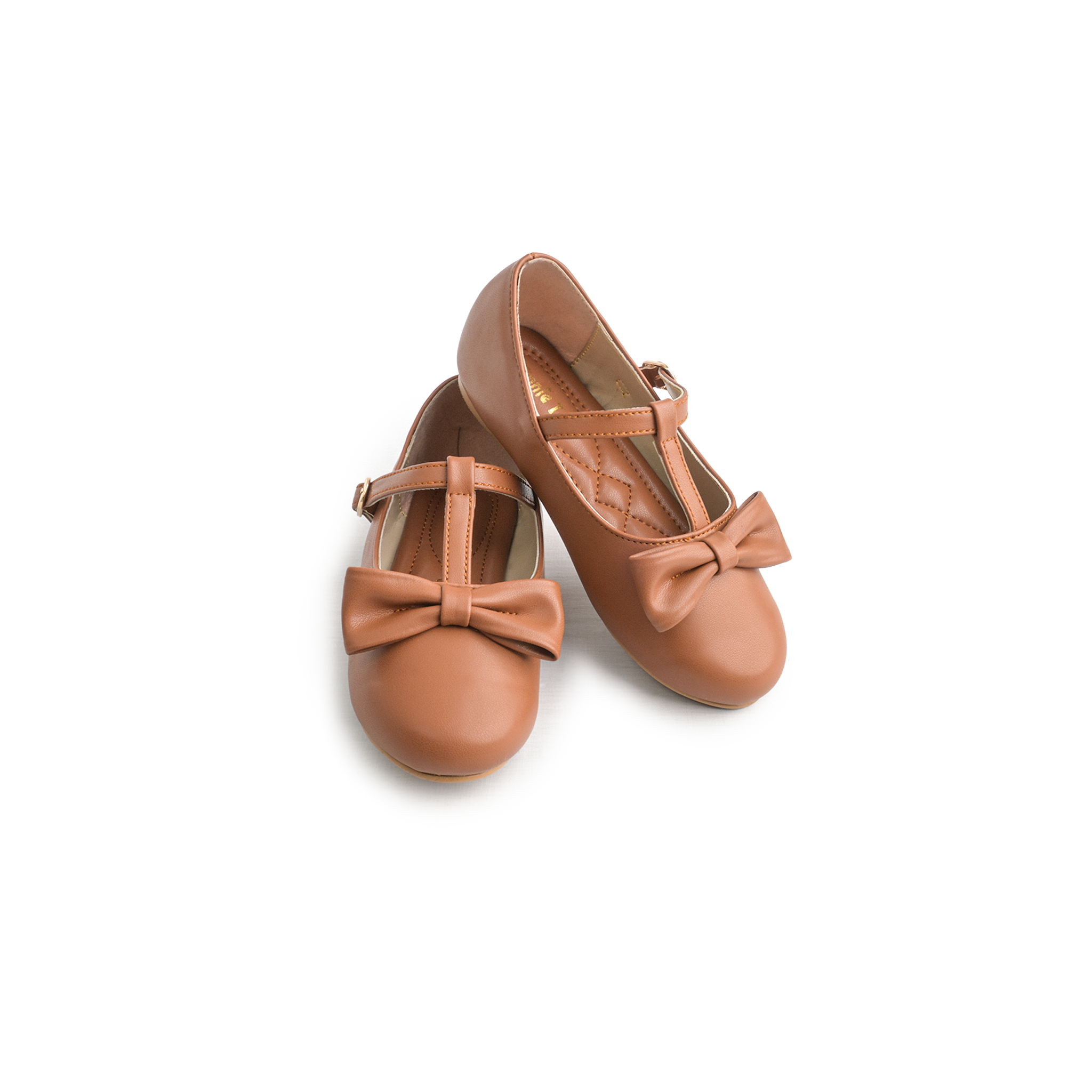 Tan Bow Detail Pumps