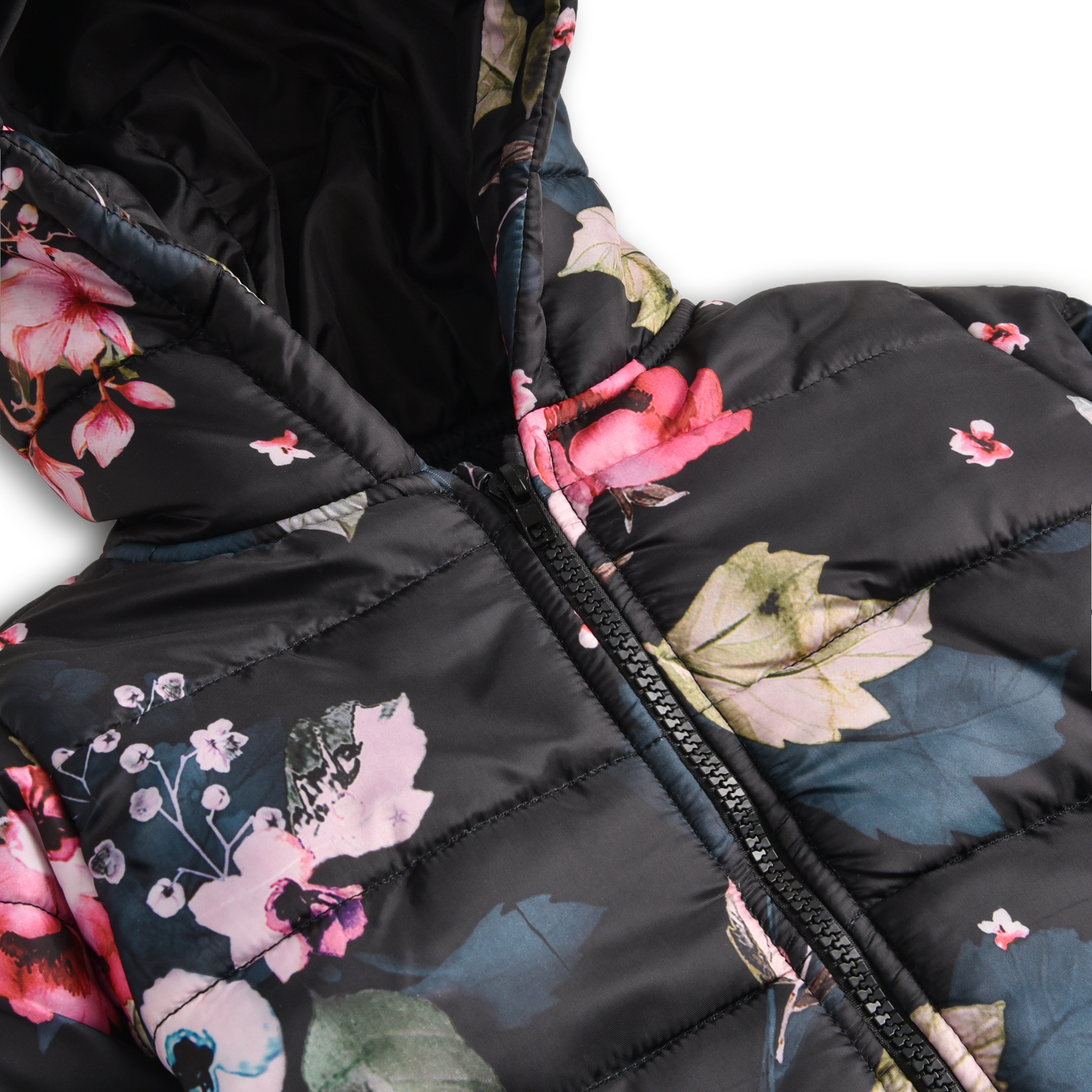 Floral Garden Puffer Jacket