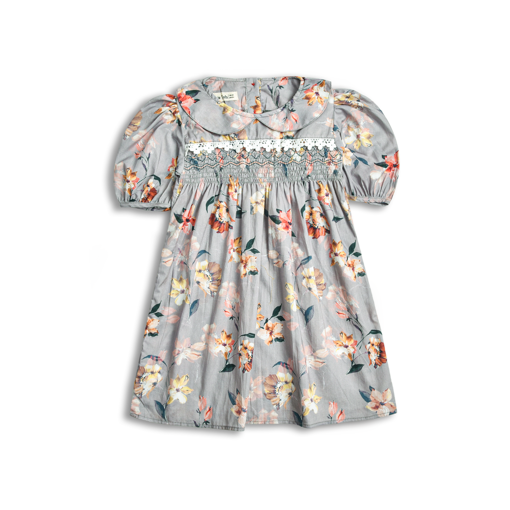 Floral Cotton Frock Set (2pc)