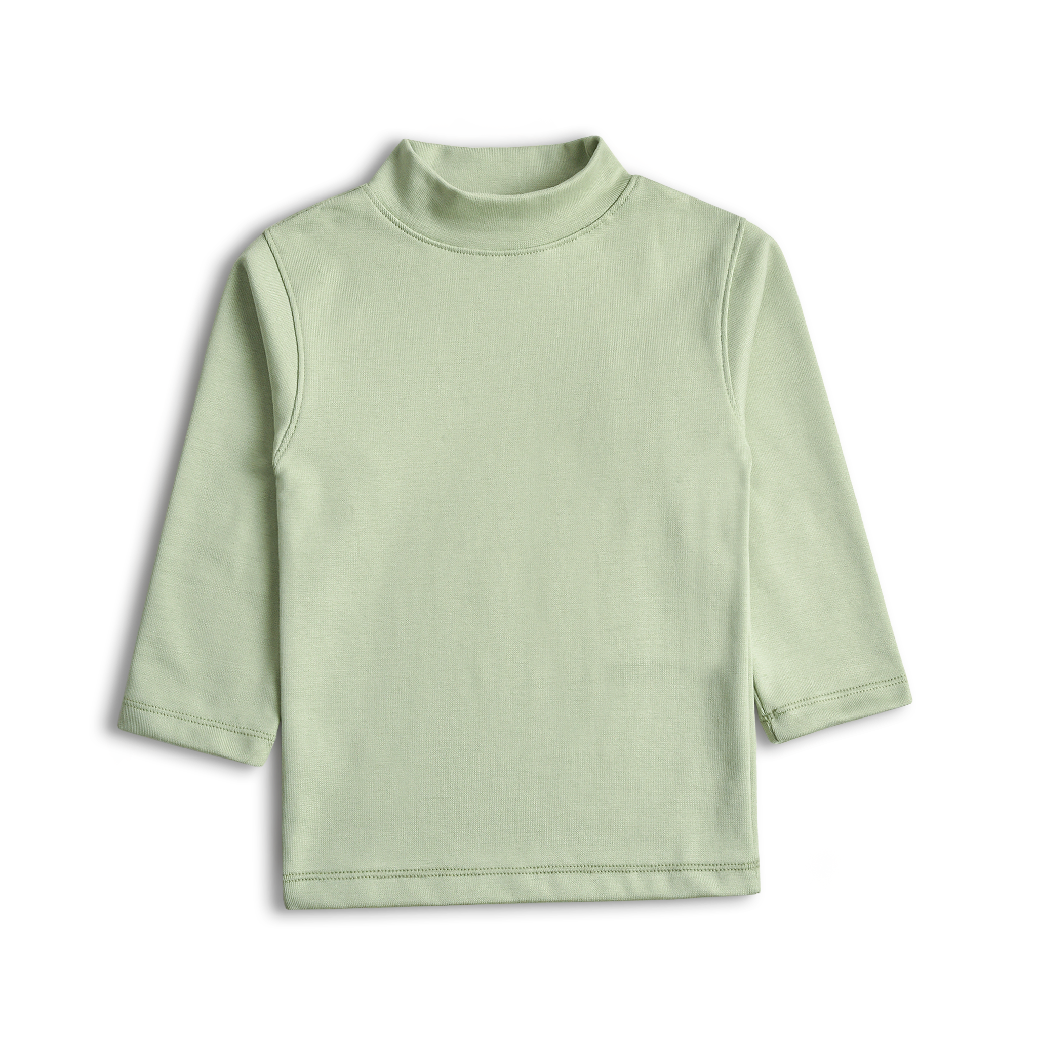 Pastel Green Mock Neck